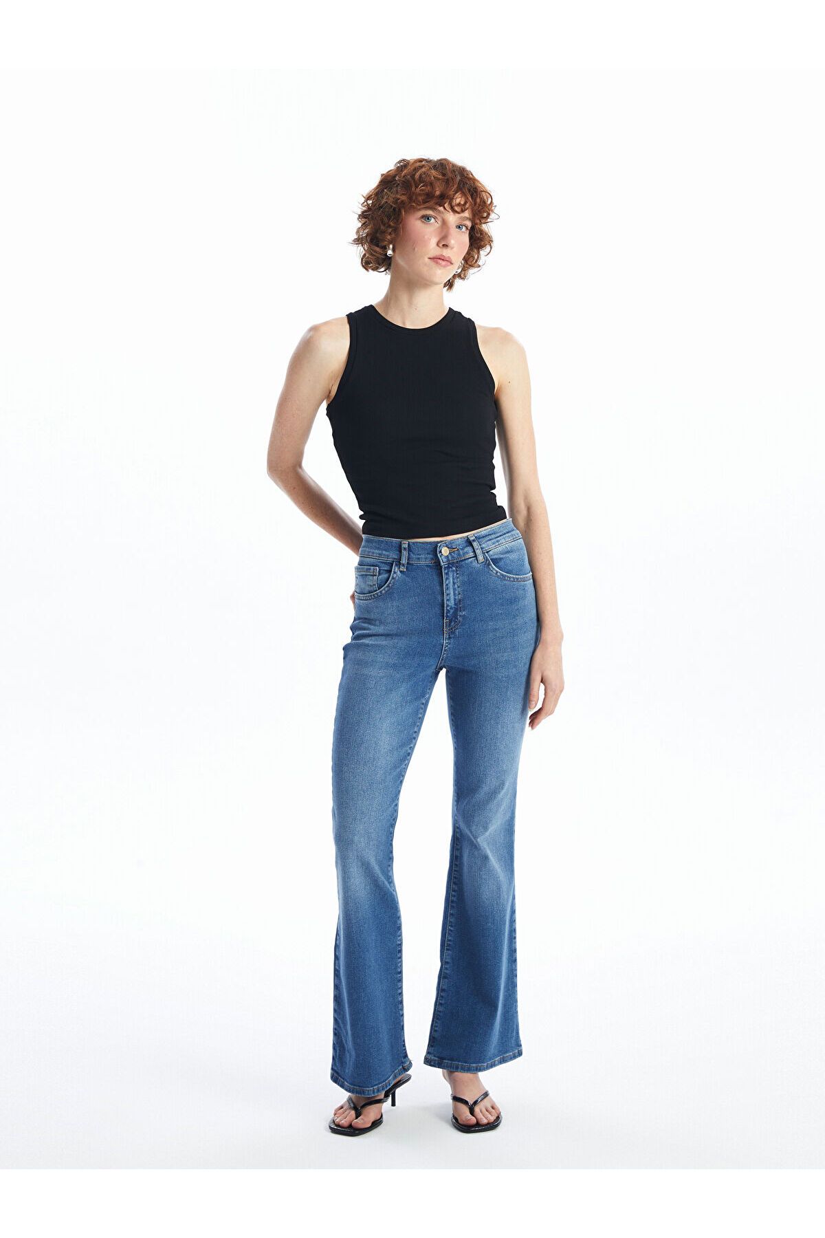 LC Waikiki Mars Flare Kadın Jean Pantolon