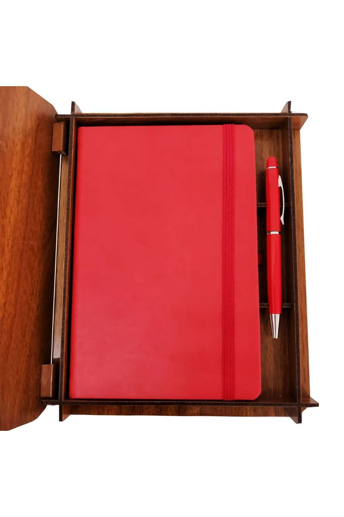 MBB ETİCARET-Notebook Pen with Wooden Box 2