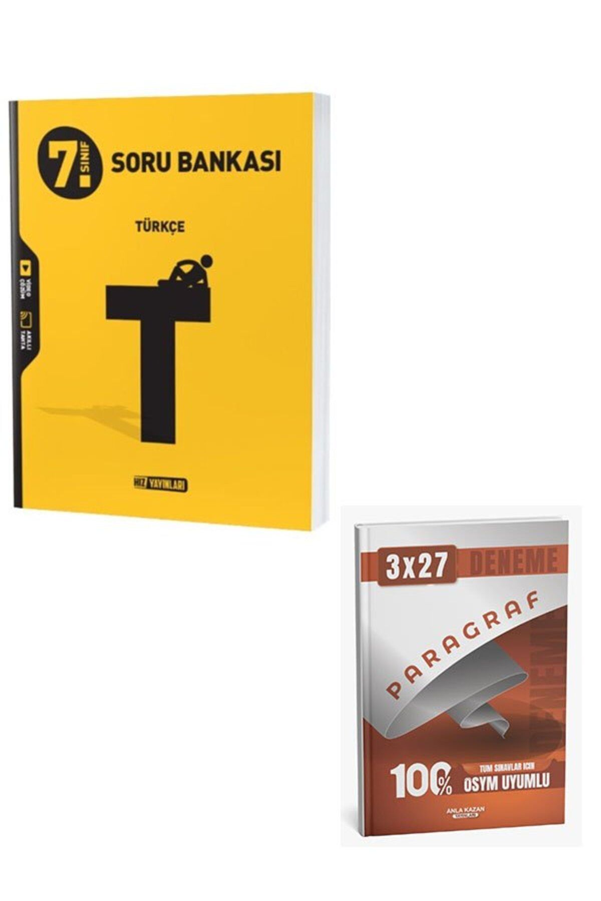 Anla Kazan Yayınları Hız 2026 7. Sınıf Türkçe Soru Bankası+Anla Kazan Paragraf