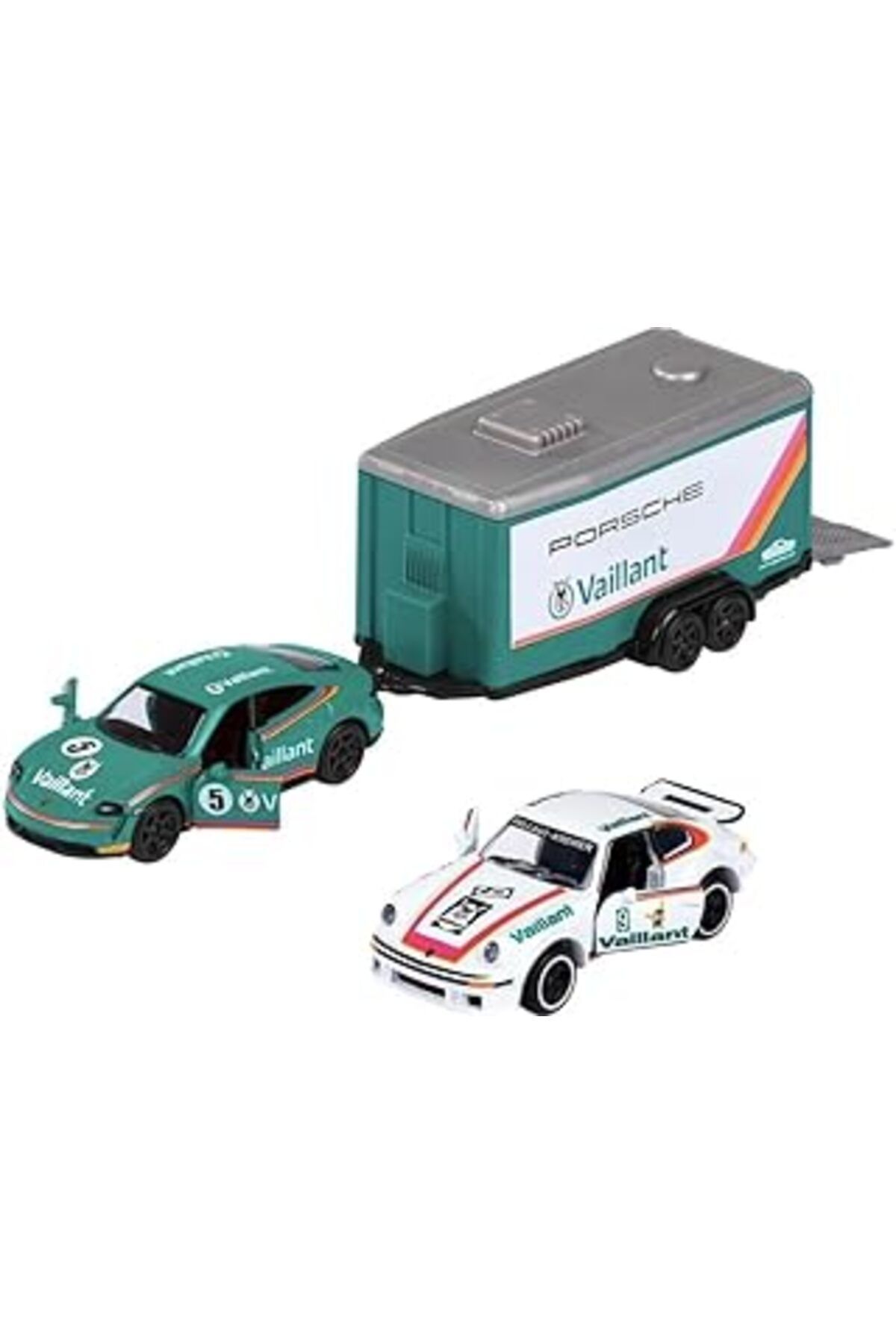 Mu Art Ahşap Majorette Car Trailer Porsche 212053111