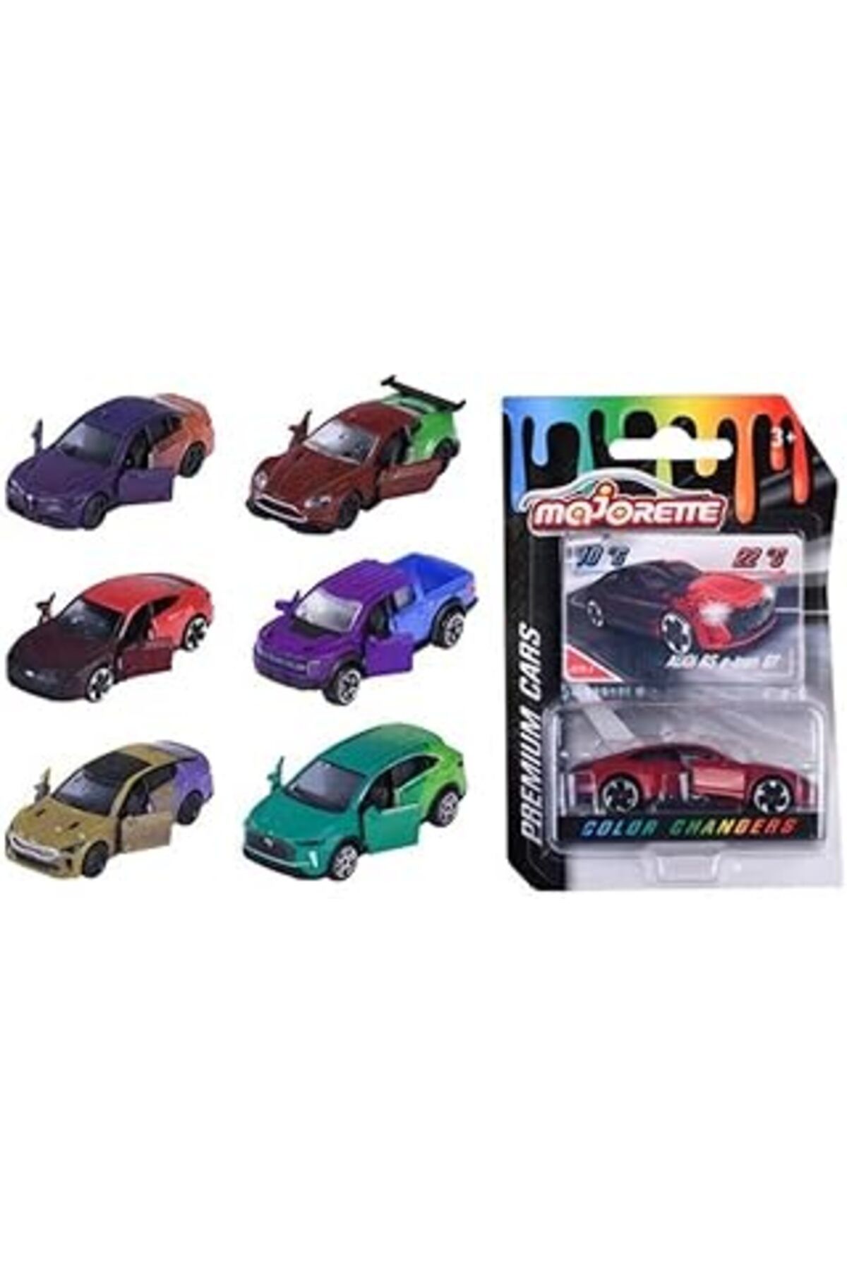 Mu Art Ahşap Majorette Premium Metal Diecast Renk Değiştiren Araçlar - Alfa Romeo Guilia 212054041