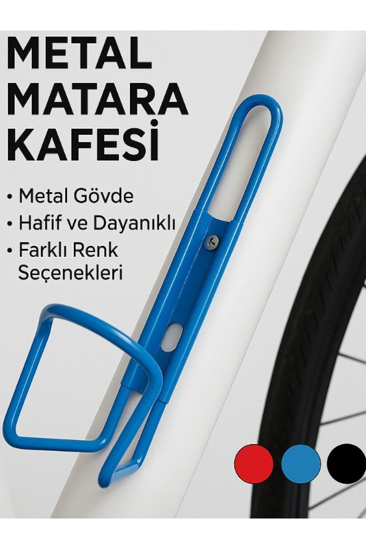 Trendpazarım Alüminyum Bisiklet Suluk Kafesi | Tüm Bisikletlerle Uyumlu Dayanıklı Matara Tutucu