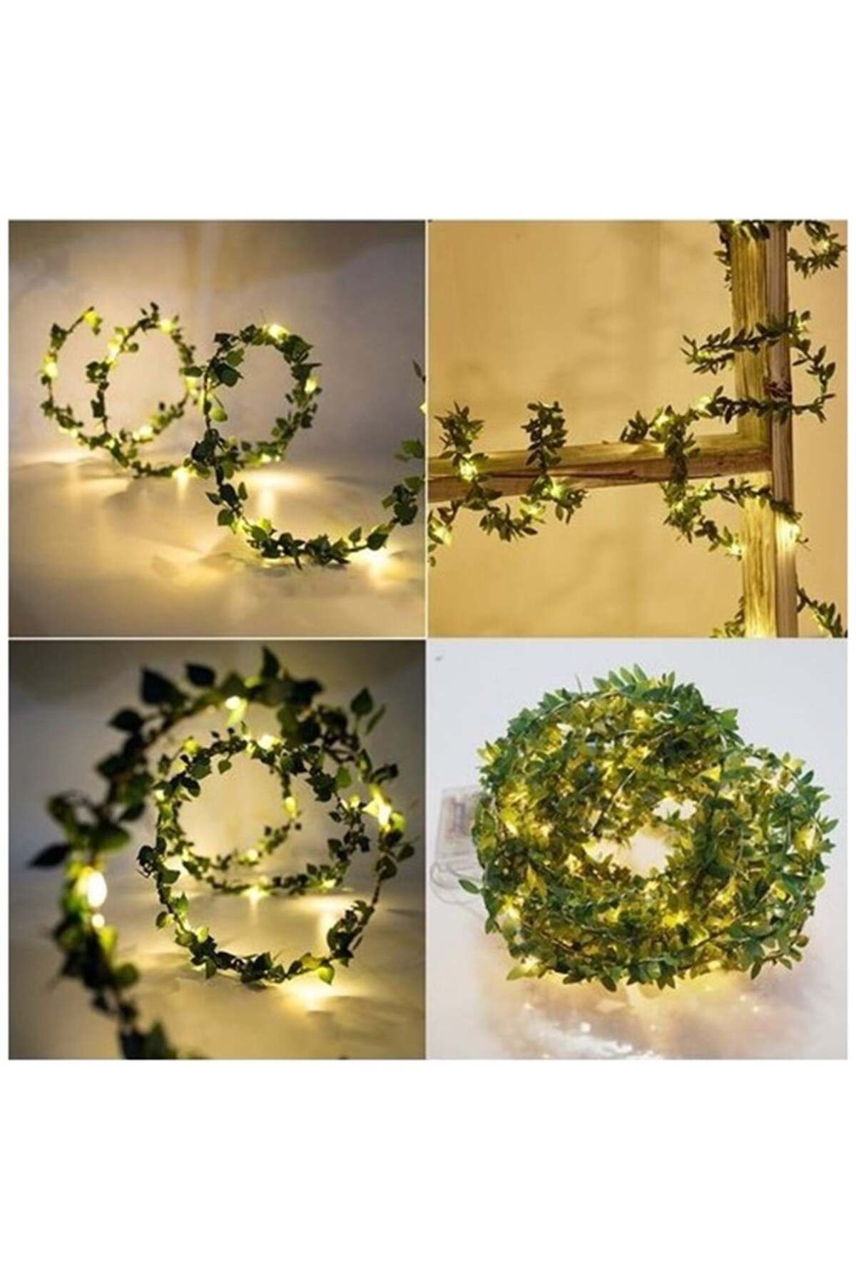 ibdai collection 3 Metre Sarmaşık Yaprak Kablo Led