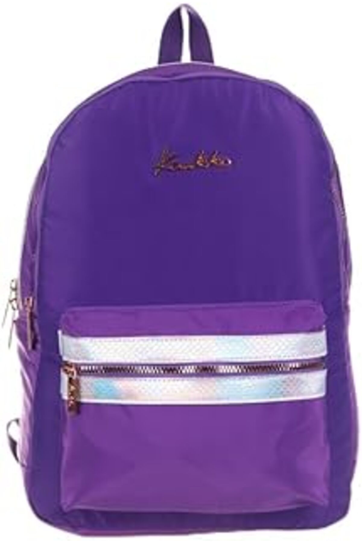 Mu Art Ahşap Kaukko Gloss Sırt Çantası Mor K1583