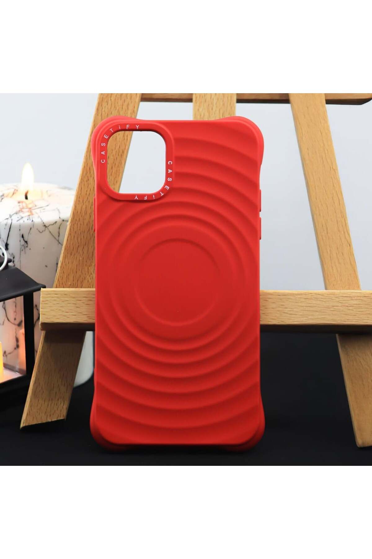 Case&Case iPhone 11 Pro Uyumlu Silikon Su Damlası Desenli Kabartmalı Kılıf
