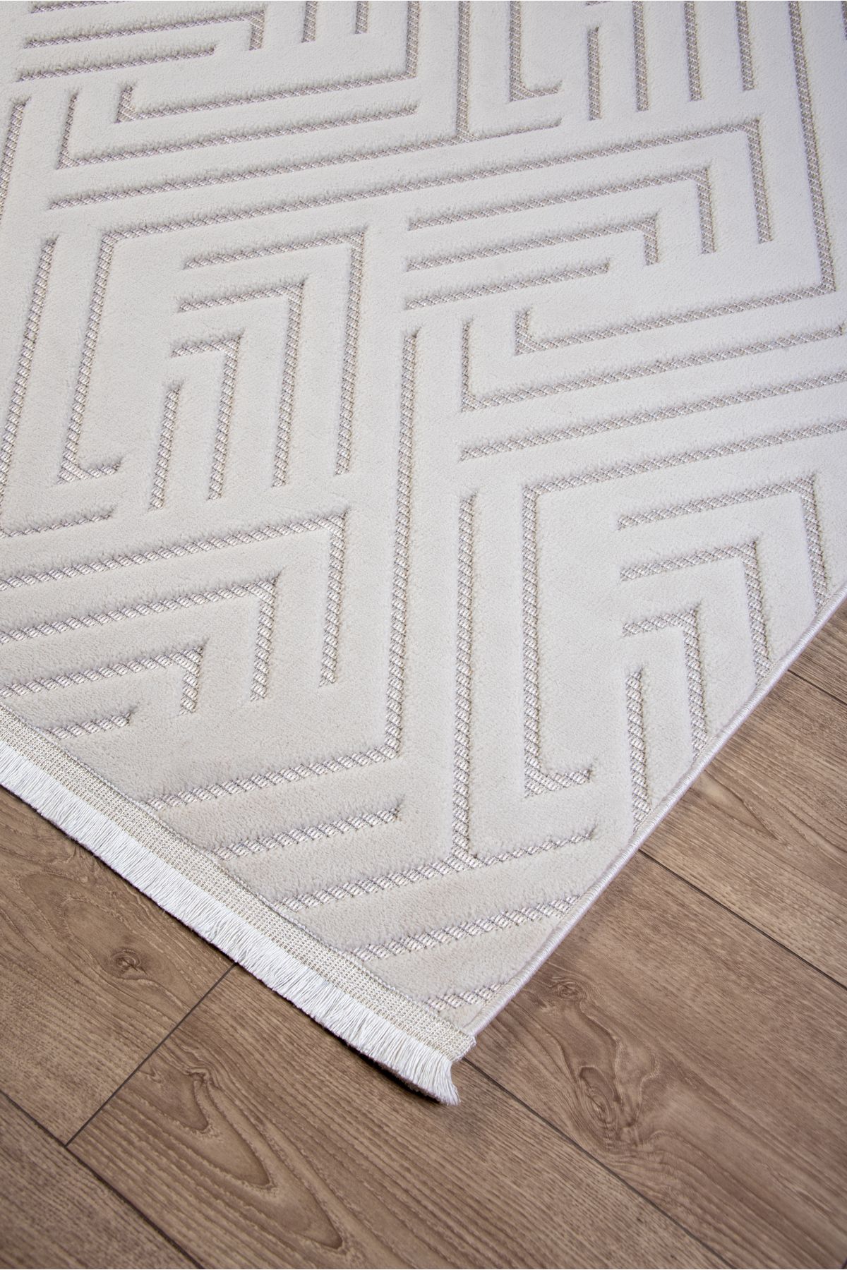 Casa Deluxe Home Sisal Modern Desen Düz Saçaklı Dokuma İskandinav Yazlık Tarzı Genç Odası Salon Koridor Halısı Ekru