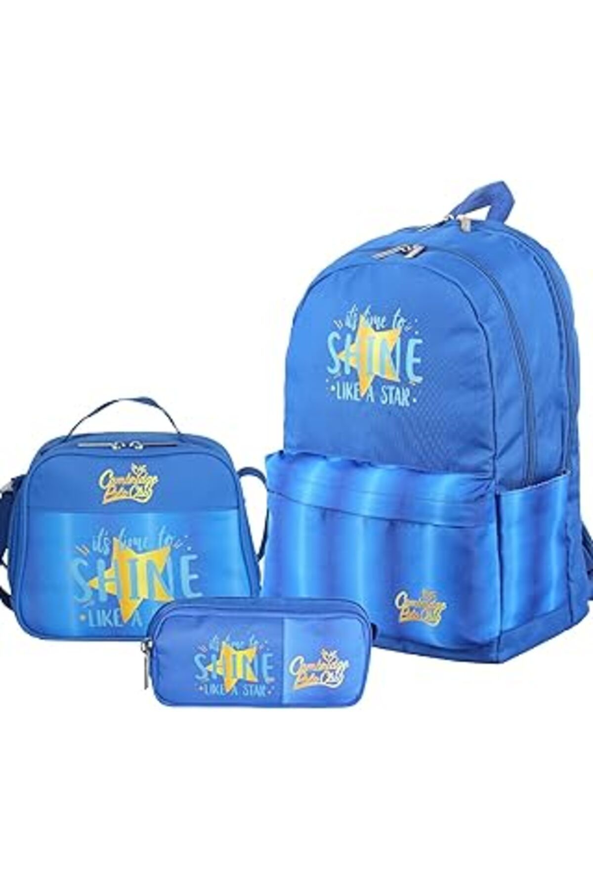 Mu Art Ahşap Cambridge Polo Club Star Çift Ana Bölmeli Unisex İlkokul Çanta Set