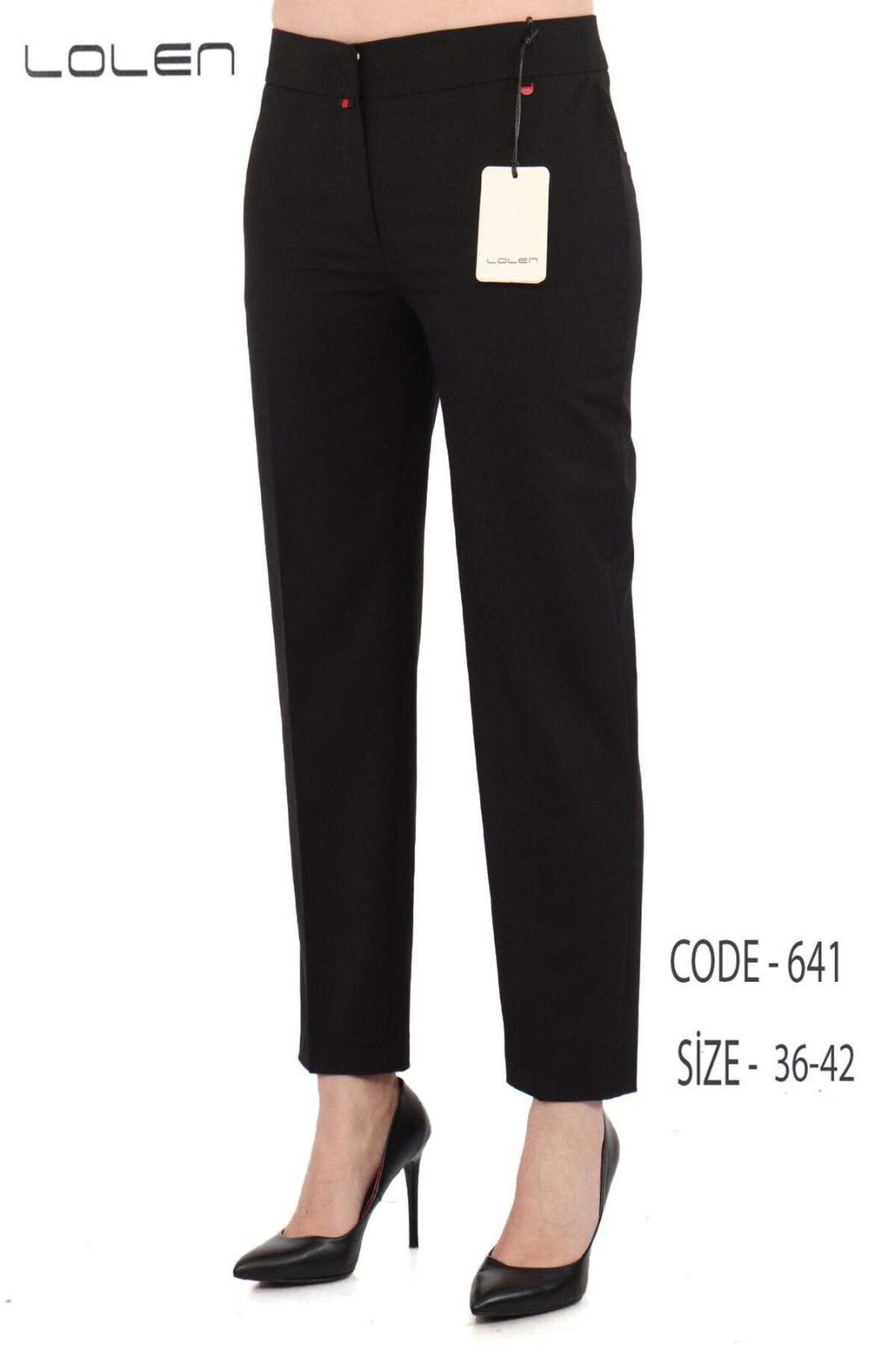 EAO Kadın Siyah Kumaş Pantalon