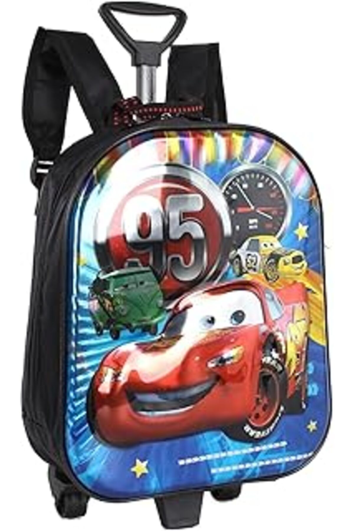 TBSProjects Bagacar Mn 95 Cars Tekerlekli Kreş Çocuk Sırt Çantası