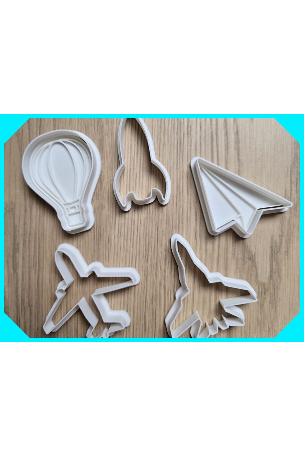 talaşoğlu Taşıtlar uçağı Playdoh damga kurabiye kesici roket