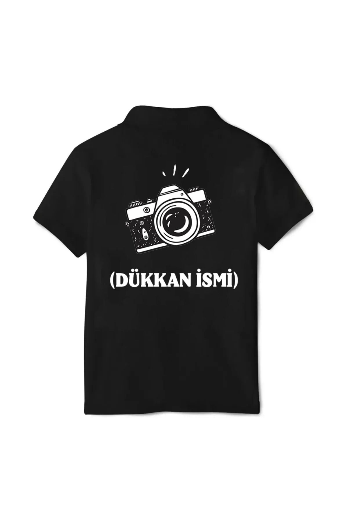 Pisa Art Kişiye Özel İsim Soyisim Fotoğrafçı Polo Yaka T-Shirt(Arkadaki Model İsteğinize Göre Değişebilir)