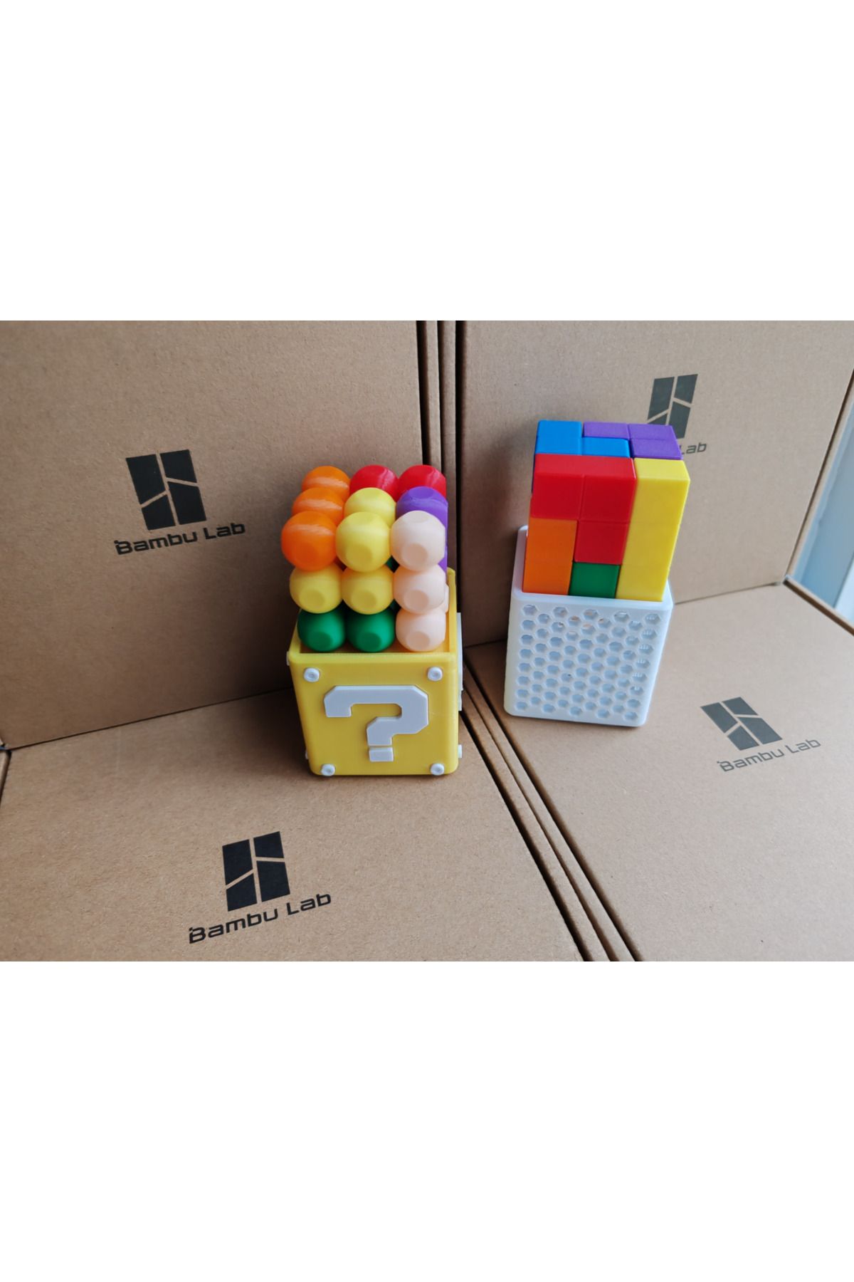 talaşoğlu Rubik'in Küp Yapı Taşları Bulmaca Soma Cube Yapboz Bulmaca