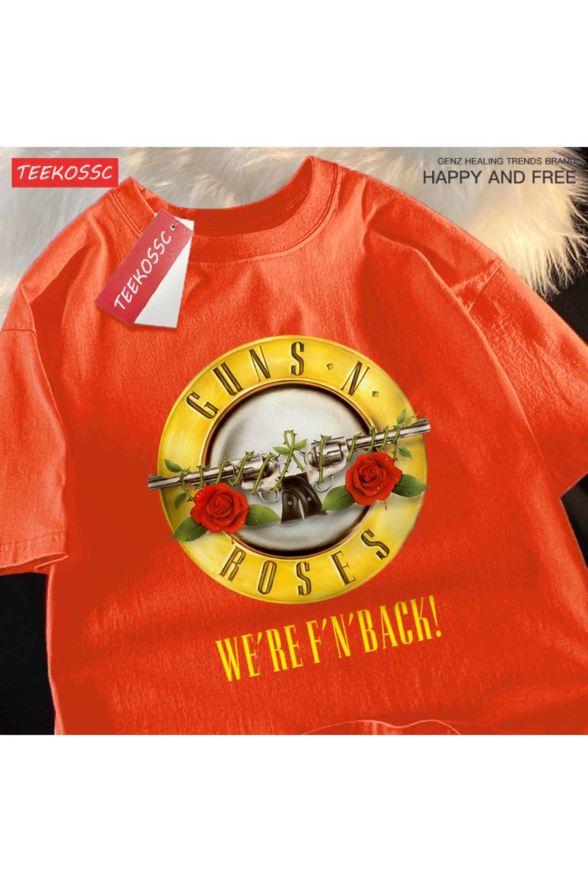 StartMore Y2k Vintage Tişört Tee Guns n 'roses biz geri