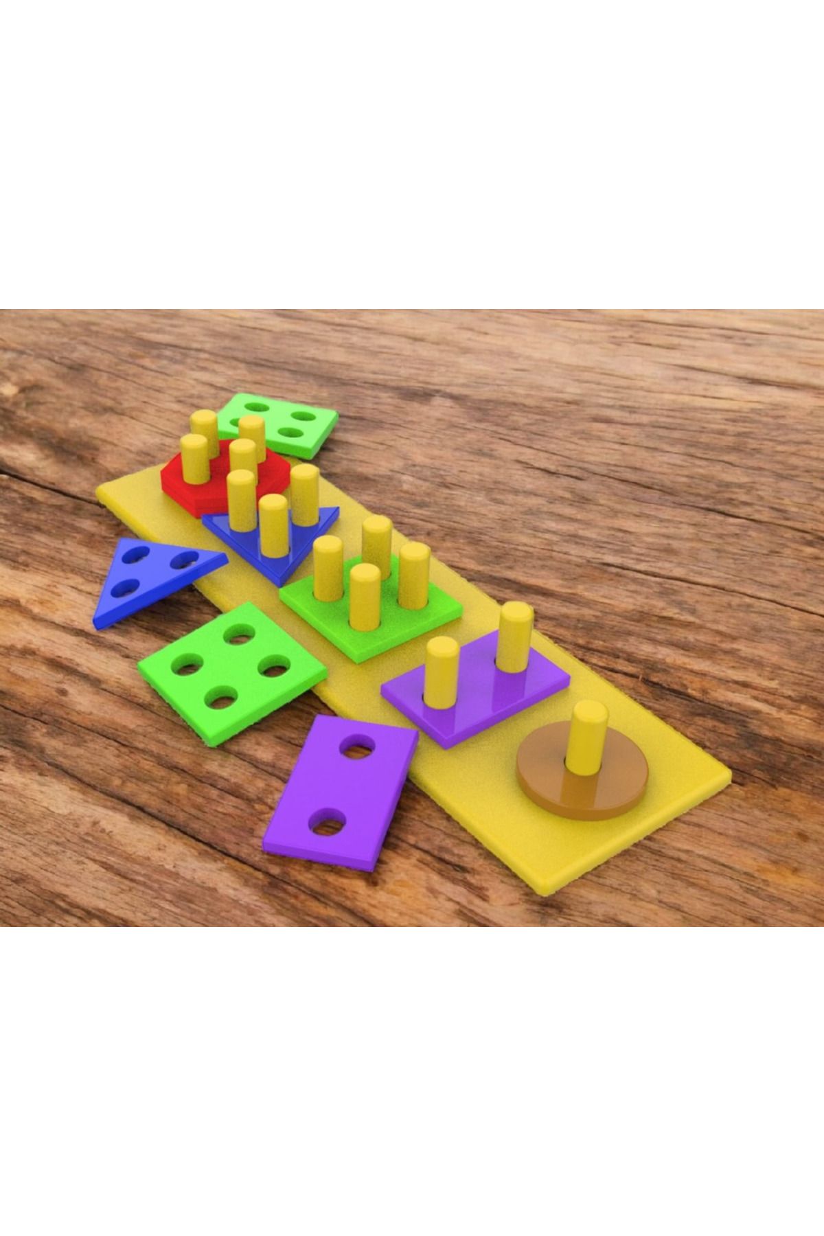 talaşoğlu Çocuklar için 3D baskılı şekiller bulmaca