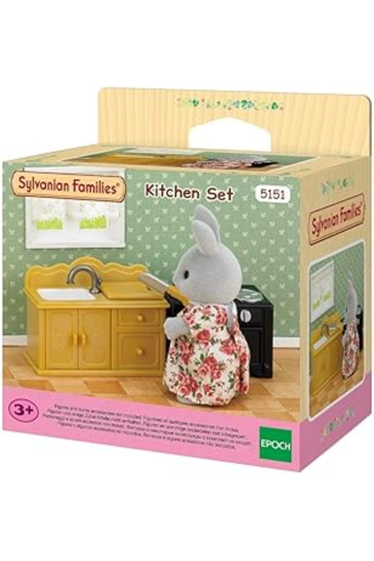 Mu Art Ahşap Sylvanian Families Mutfak Seti 5151