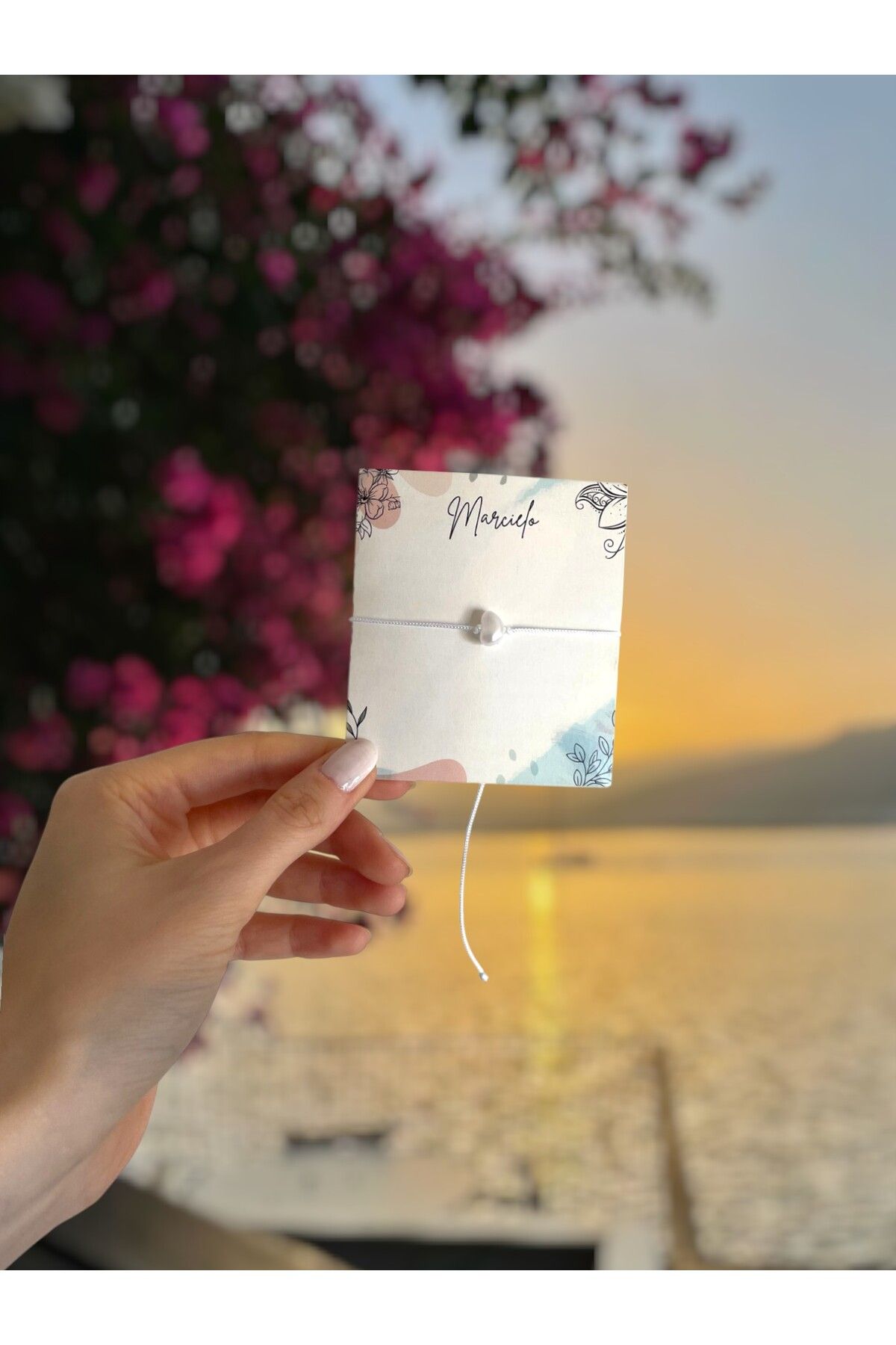 MARCİELO Accessories Beyaz Şans İpi Bileklik – Sevgiliye, Arkadaşa, Yeni Yıl ve Özel Gün Hediyesi (5 adet)