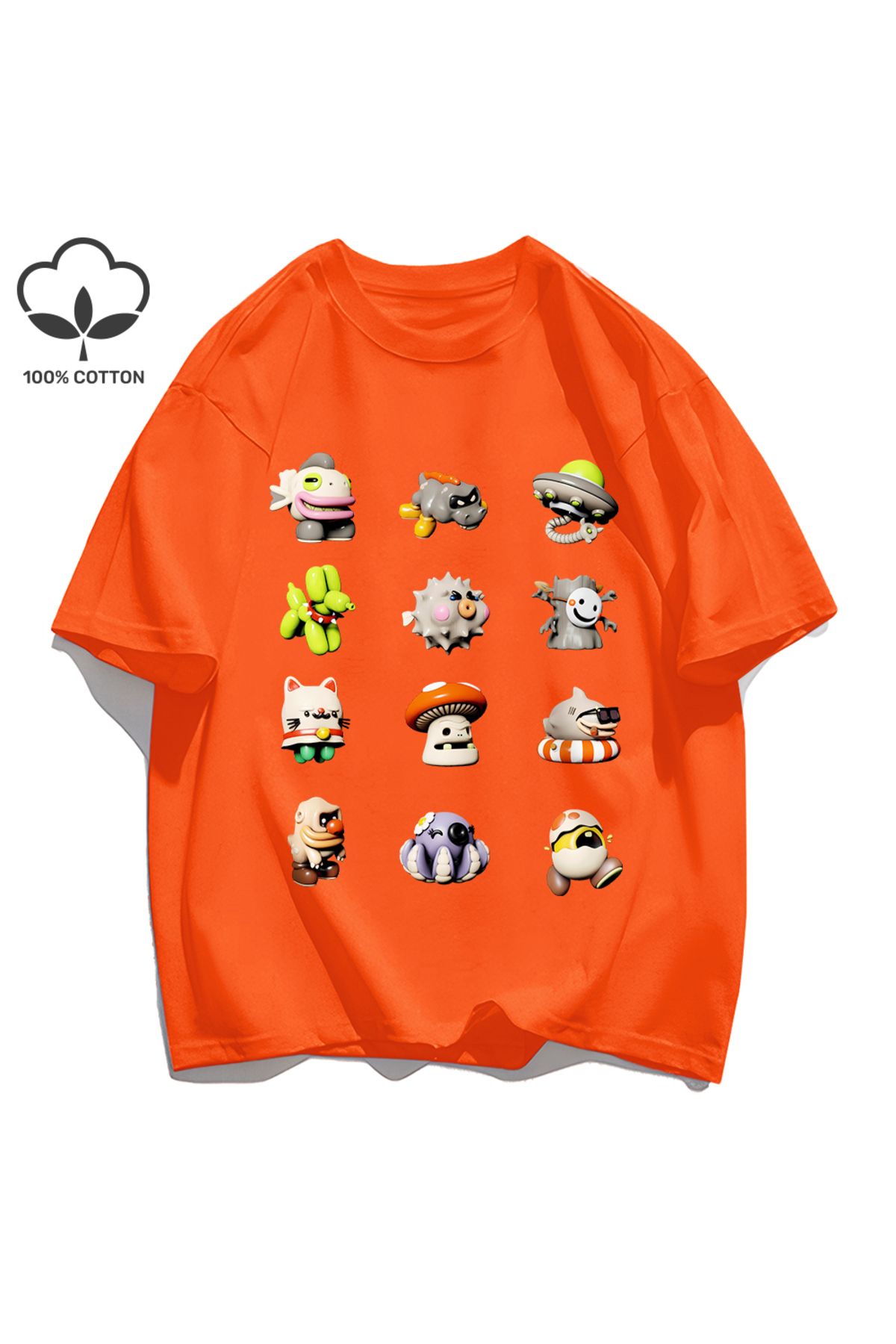 StartMore Y2k Vintage Tişört Tee Oniki Karikatür Amerikan Retro Retro