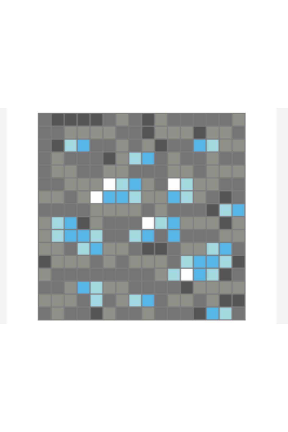 talaşoğlu Minecraft 16x16'dan Pixel Bulmaca Elmas Cevheri