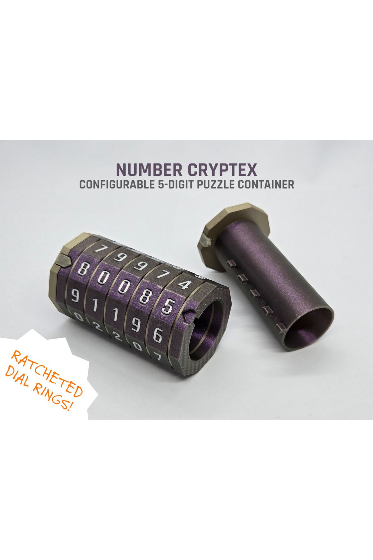 talaşoğlu Cryptex numarası - yapılandırılabilir bulmaca konteyneri