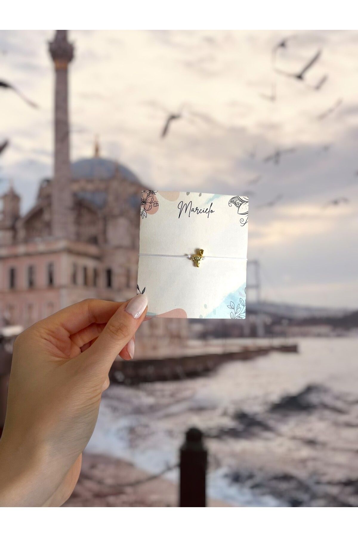 MARCİELO Accessories Beyaz Şans İpi Bileklik – Sevgiliye, Arkadaşa, Yeni Yıl ve Özel Gün Hediyesi (5 adet)