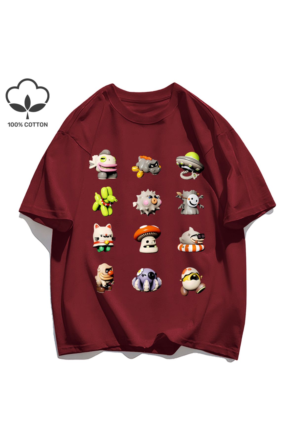 StartMore Y2k Vintage Tişört Tee Oniki Karikatür Amerikan Retro Retro