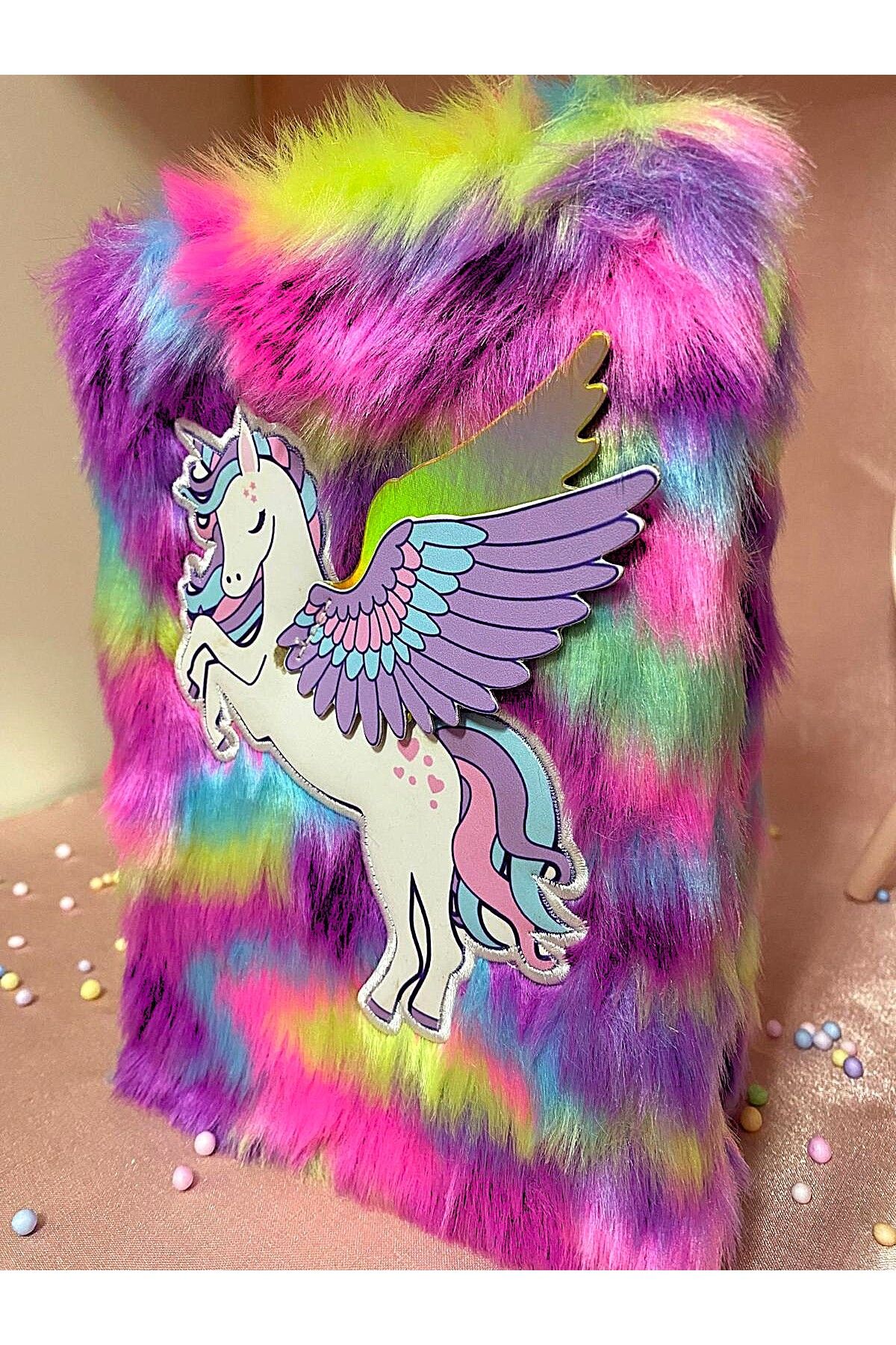 GNR Peluş Unıcornlu Defter