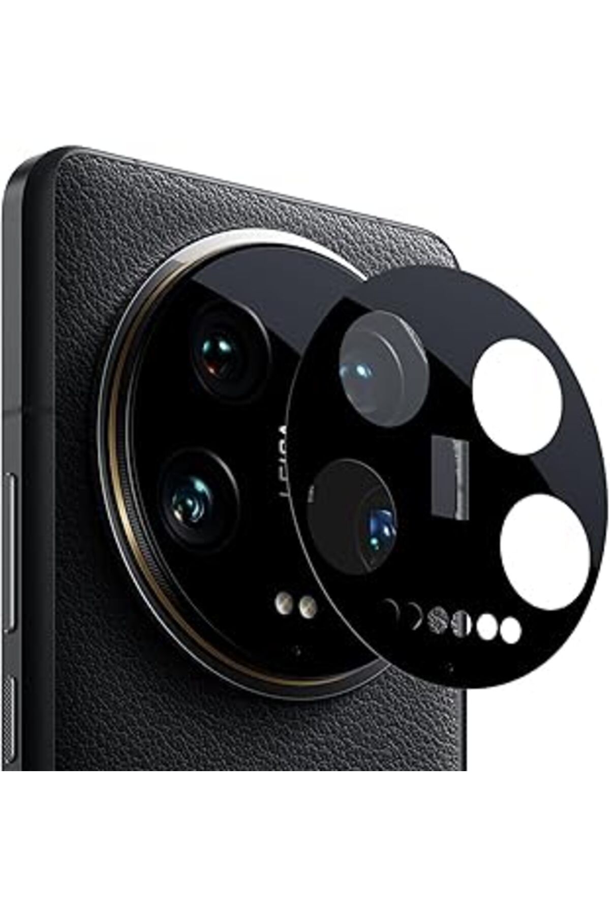 NETWORK ART Microsonic Mi 14 Ultra Kamera Lens Koruma Camı V2 Siyah