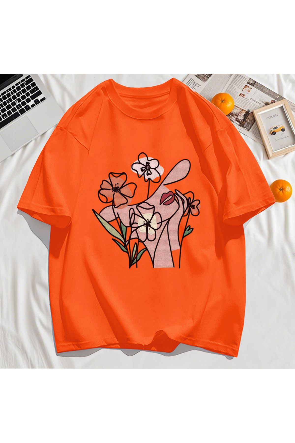 StartMore Y2k Vintage Tişört Tee Doğal Manzaranın Keyfini Çıkarılan İnsanlar Baskı