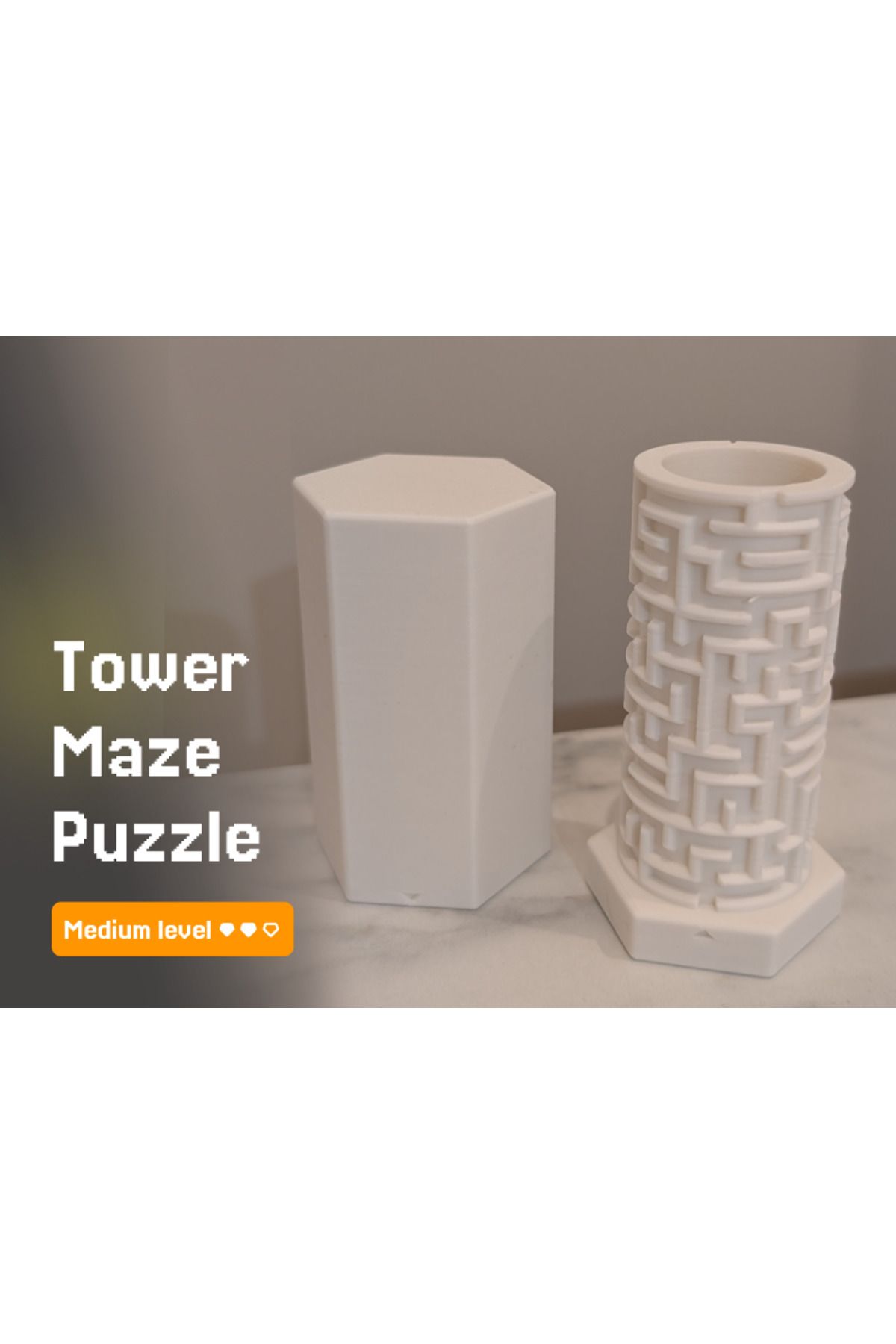 talaşoğlu Tower Labirent Bulmaca - Hediye Kutusu - Orta Seviye