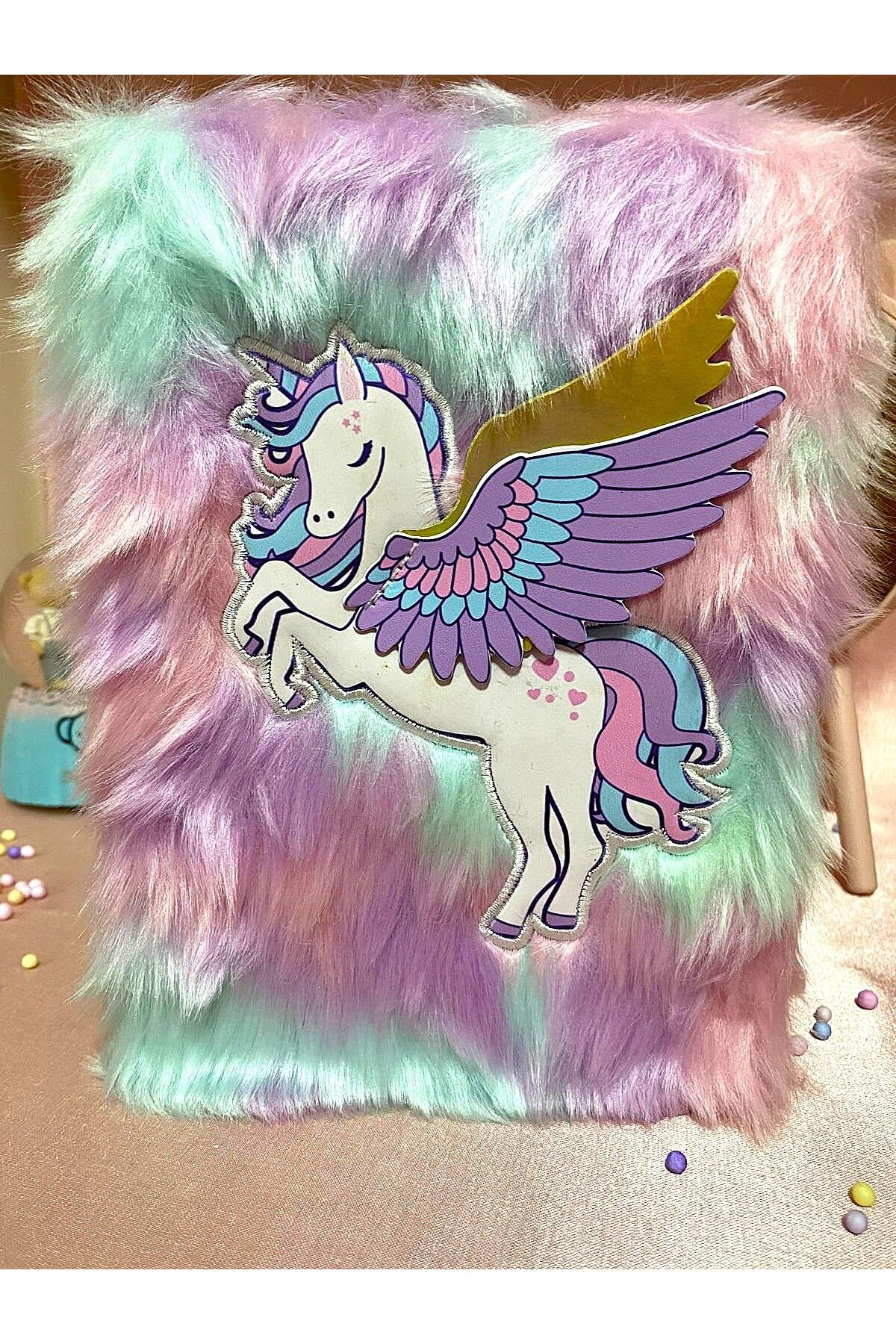 GNR Peluş Unicorn Not Defteri
