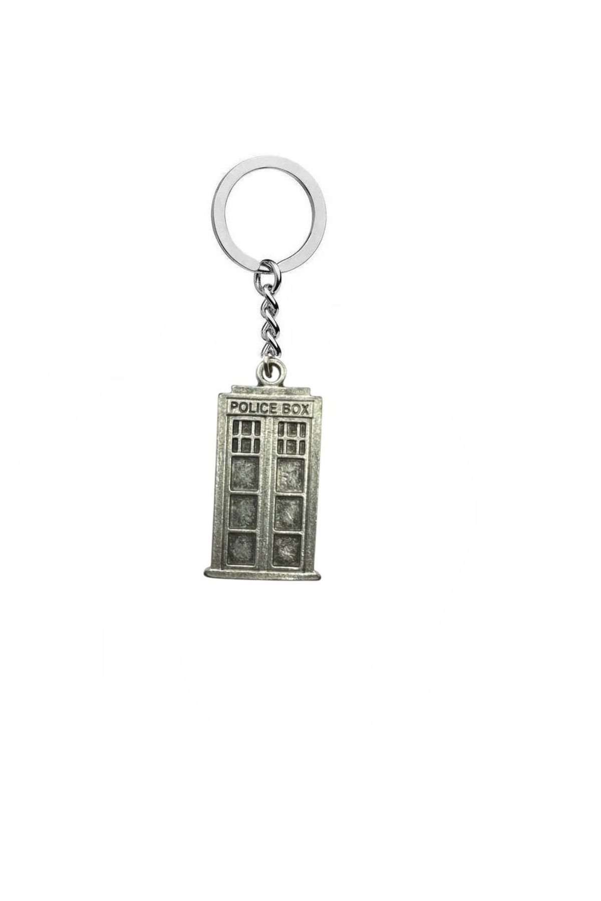 Herşey Nota Doctor Who TARDIS Figürlü Unisex Anahtarlık – Zamanın ve Mekânın Anahtarı