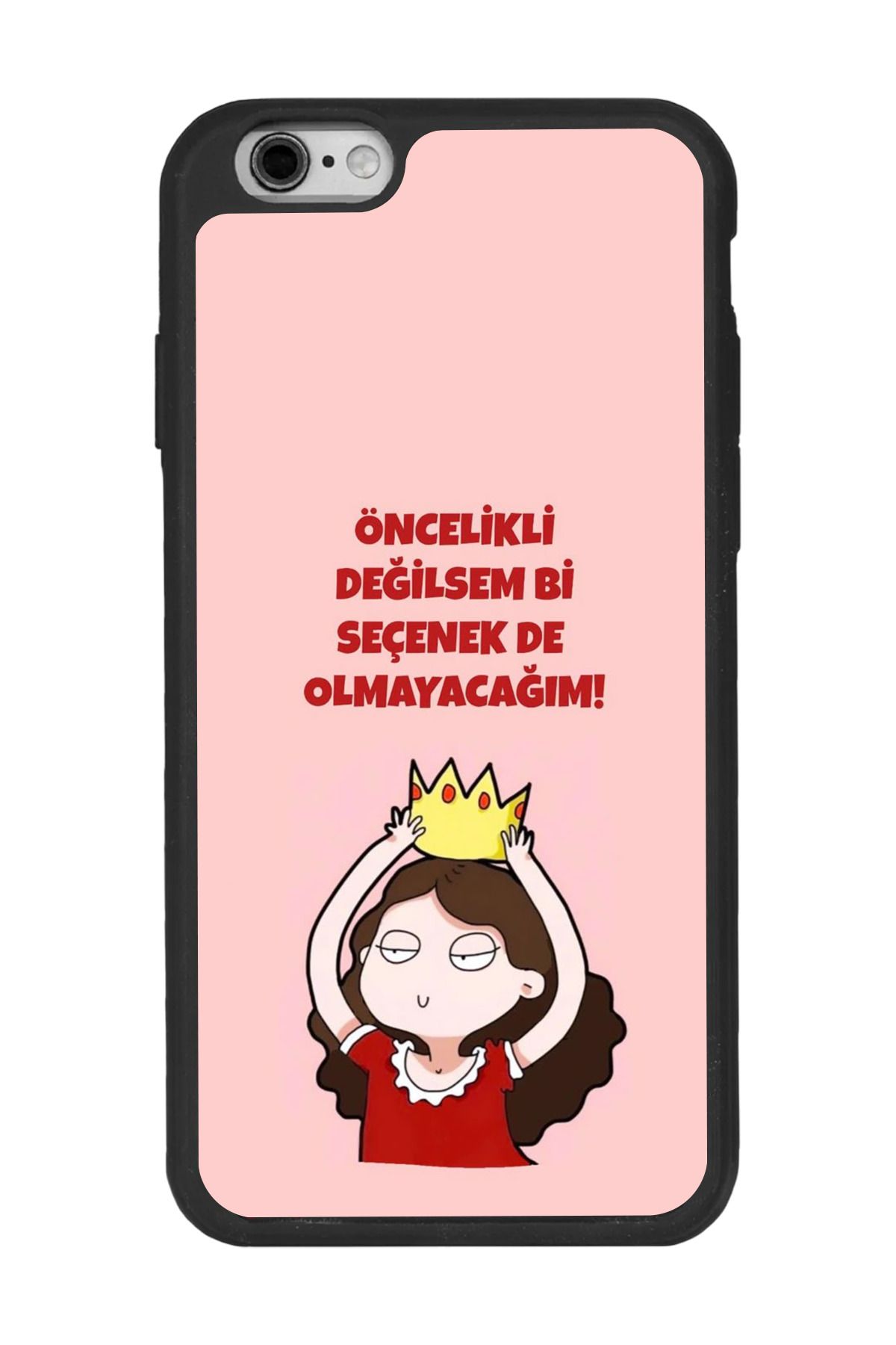 BGAKSESUAR Apple iPhone 6 Plus Siyah Silikon Kılıf Çiziklere ve Darbelere Karşı Koruma