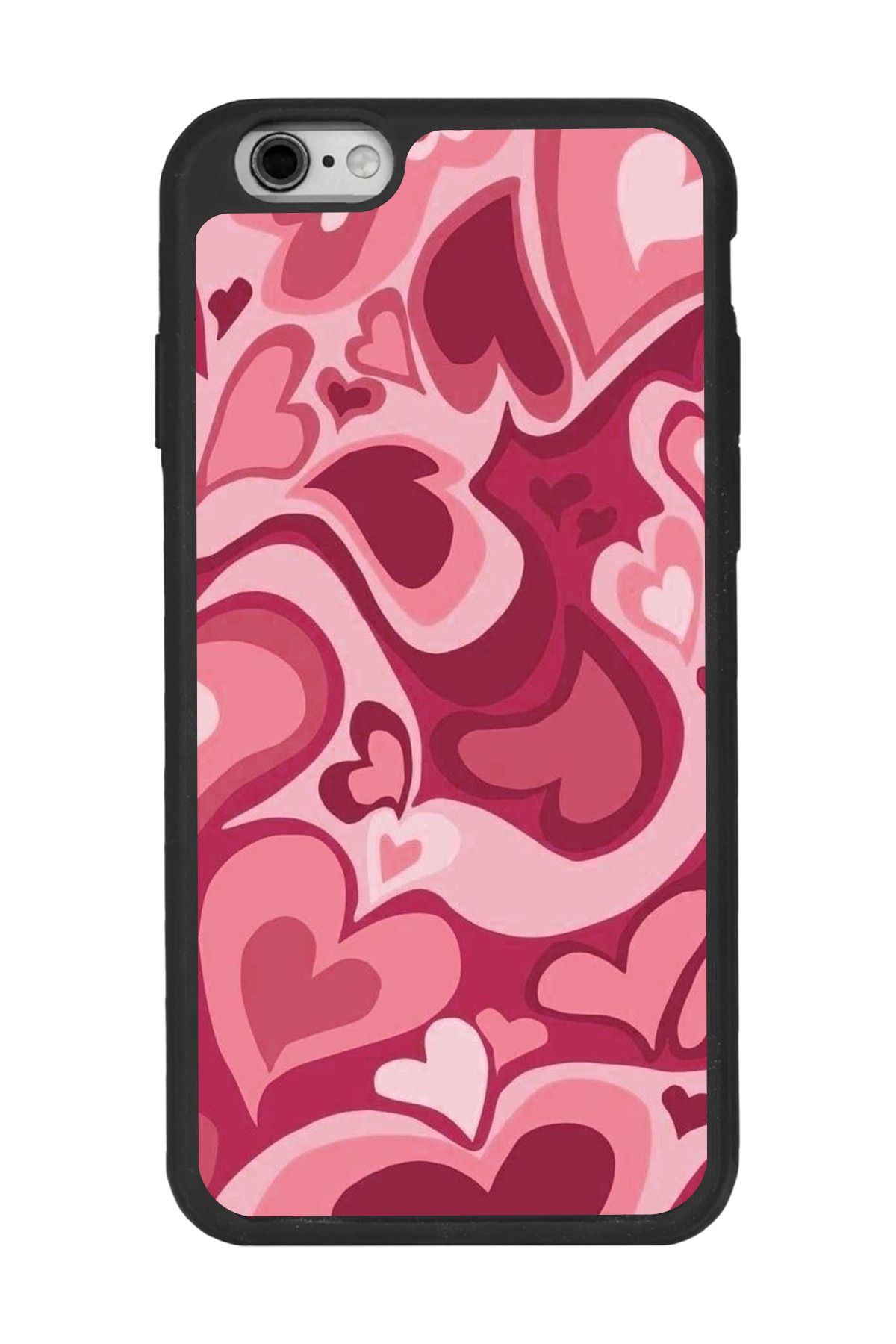 BGAKSESUAR Apple iPhone 6s Plus Siyah Silikon Kılıf Çiziklere ve Darbelere Karşı Koruma