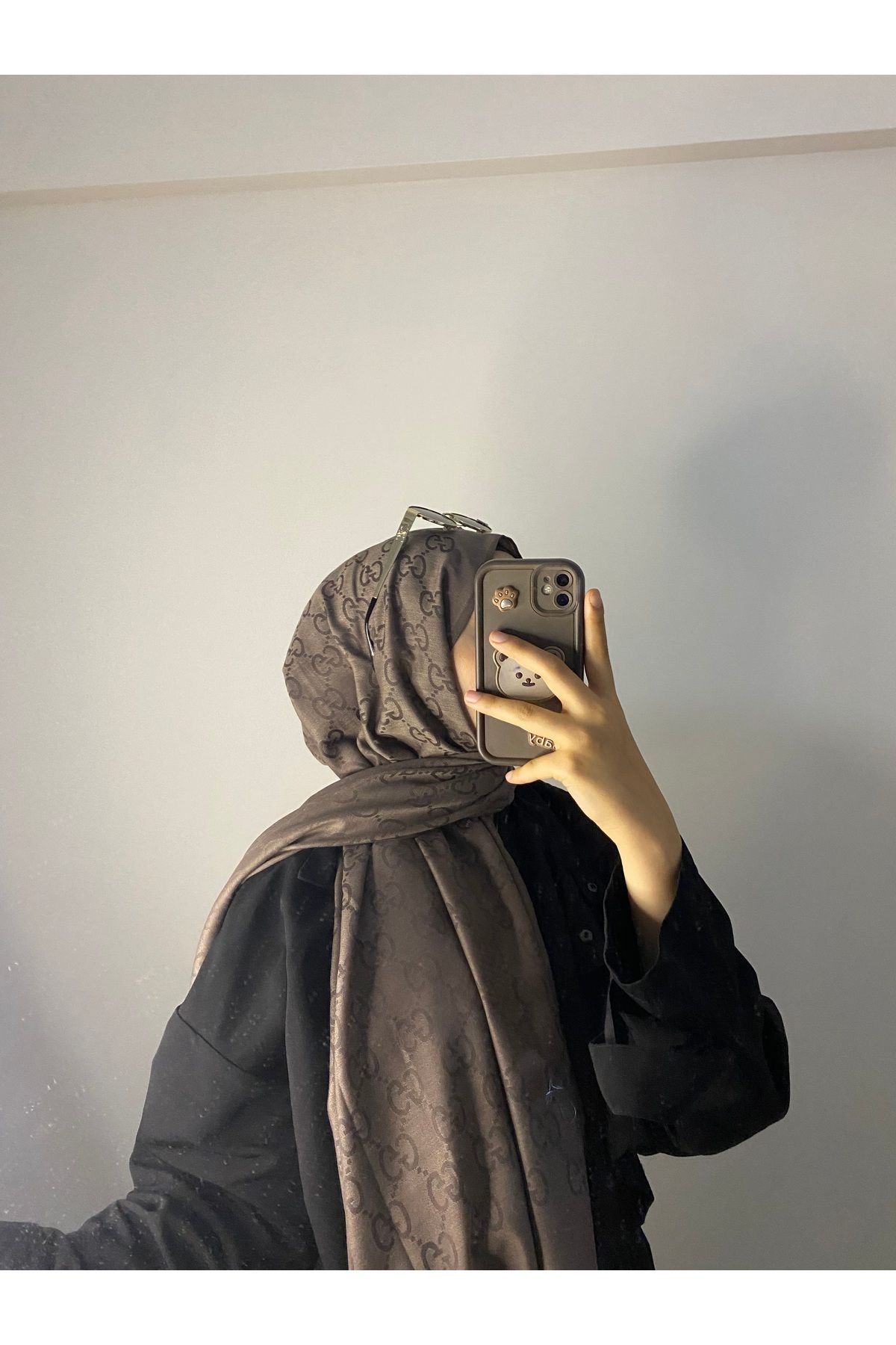 asena.via G desen yün ipek şal