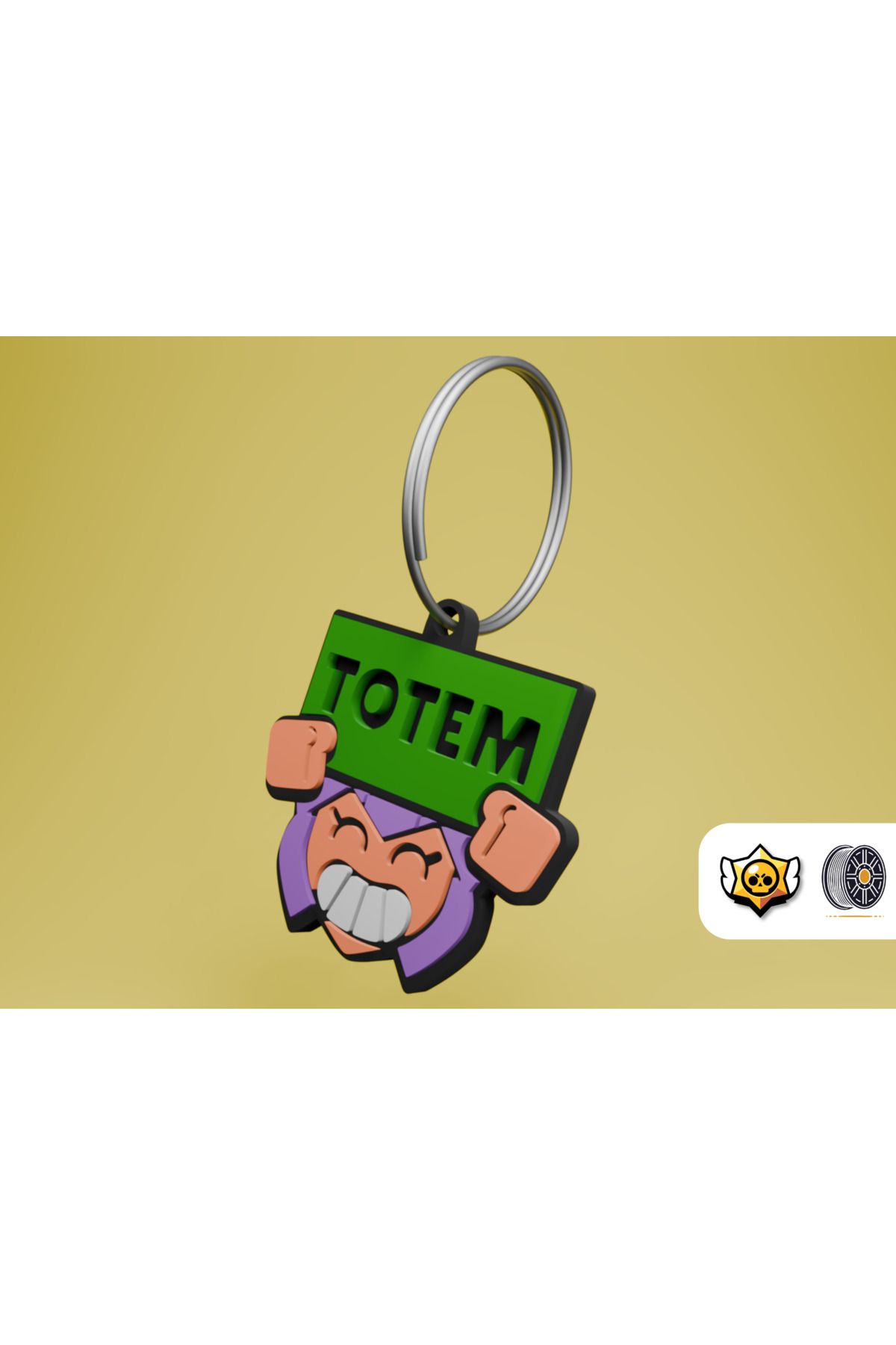 talaşoğlu Totem Yanıt Pimi | Brawl Stars Keychain Serisi