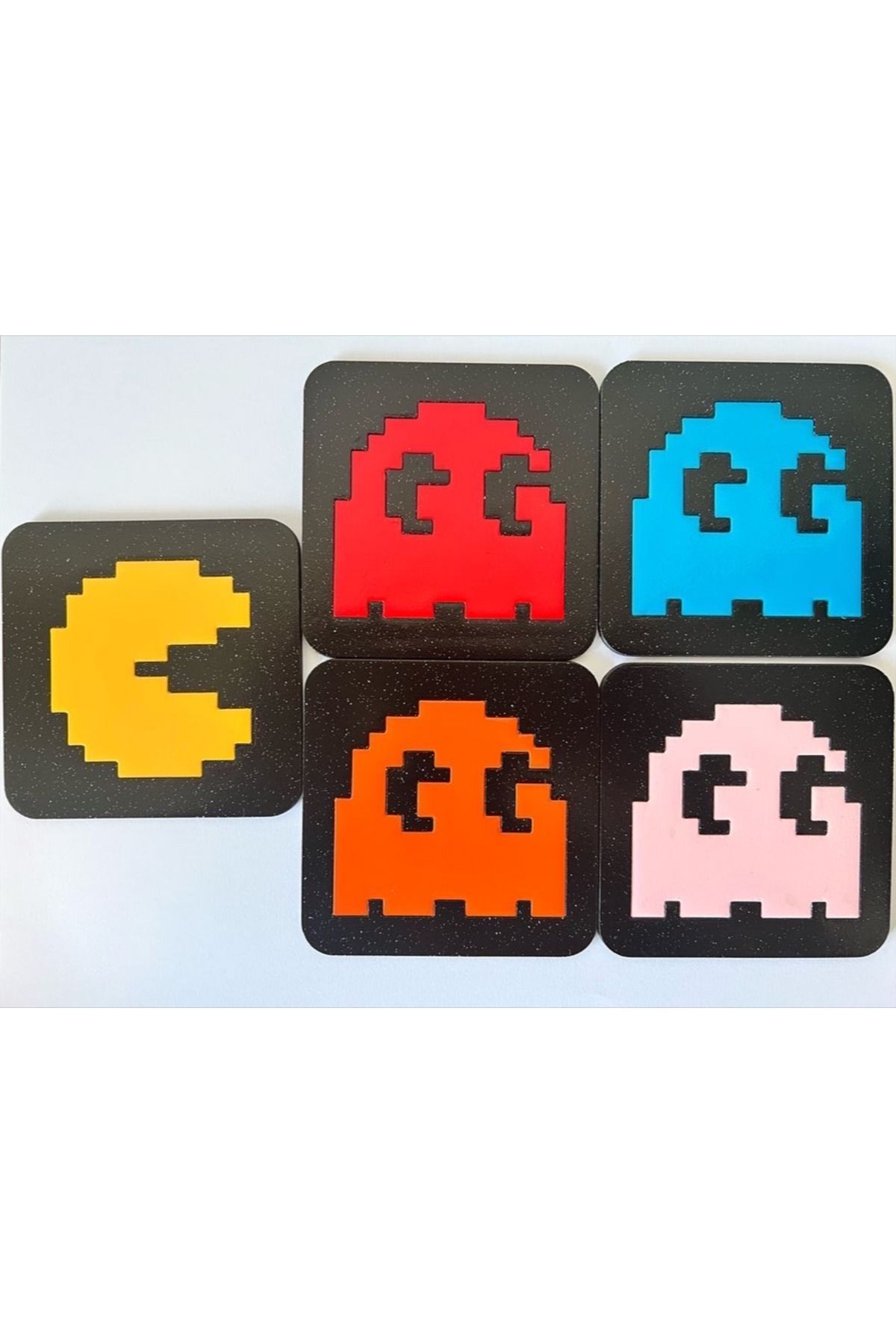 talaşoğlu Pac-Man retro coaster seti-AMS'ye gerek yok