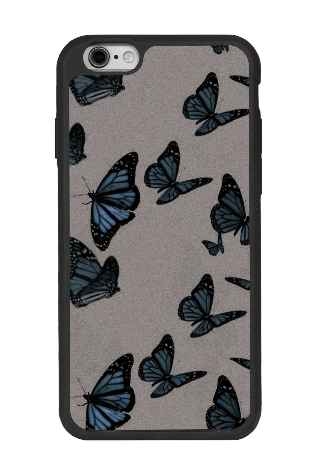 BGAKSESUAR Apple iPhone 6 Plus Siyah Silikon Kılıf Çiziklere ve Darbelere Karşı Koruma