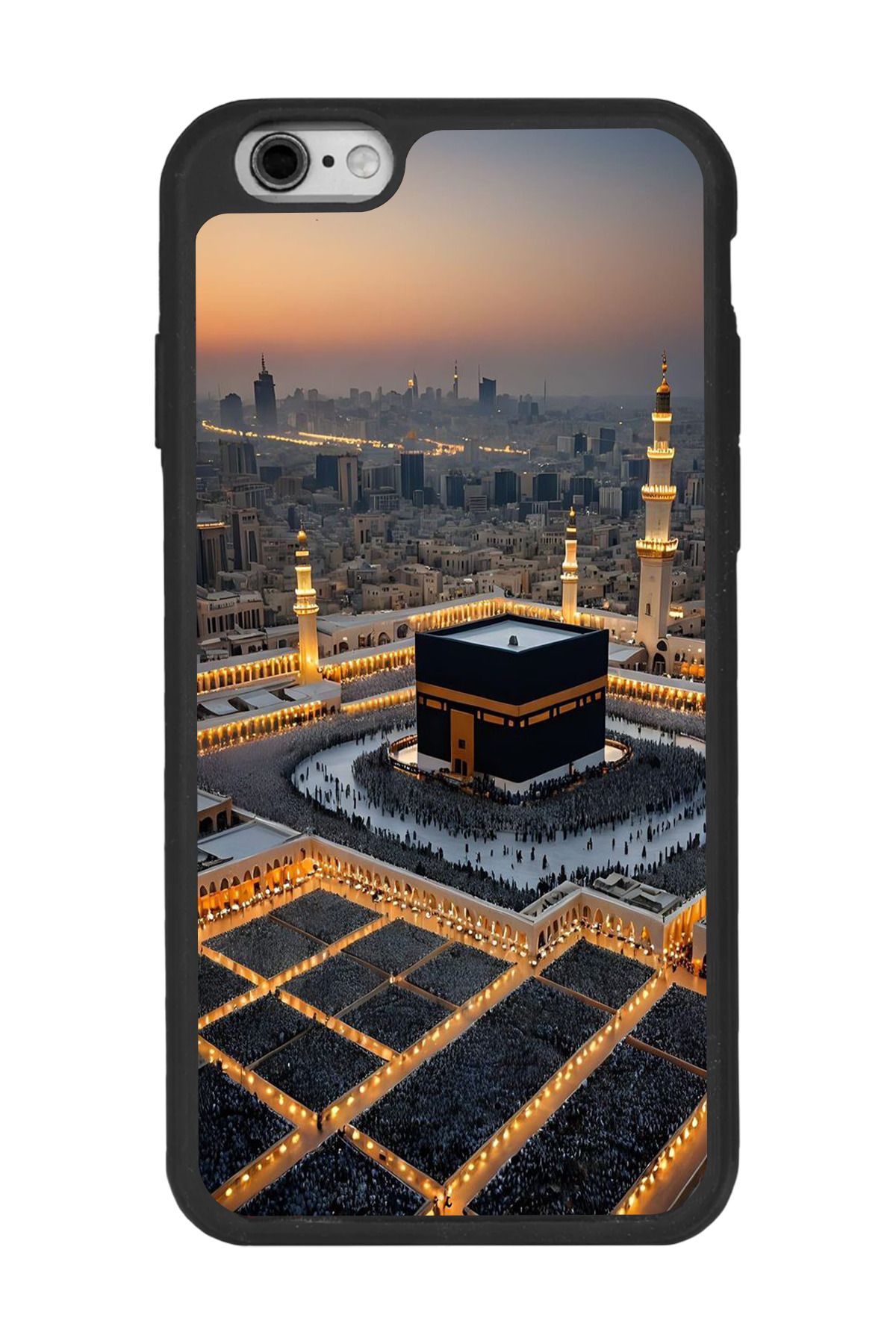 BGAKSESUAR Apple iPhone 6s Plus Siyah Silikon Kılıf Çiziklere ve Darbelere Karşı Koruma