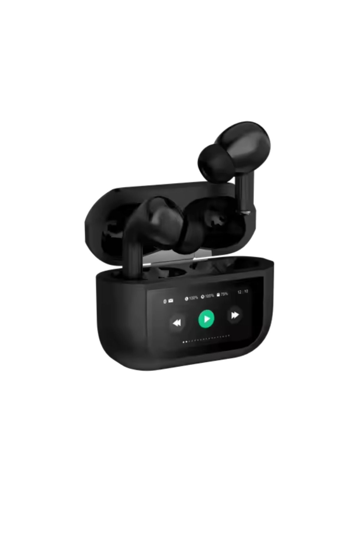 HEPU HP-696 LCD Ekranlı ANC ENC Bluetooth 5.2 Kablosuz Kulaklık | Şarj Kutulu | HD Bass | Mikrofonlu