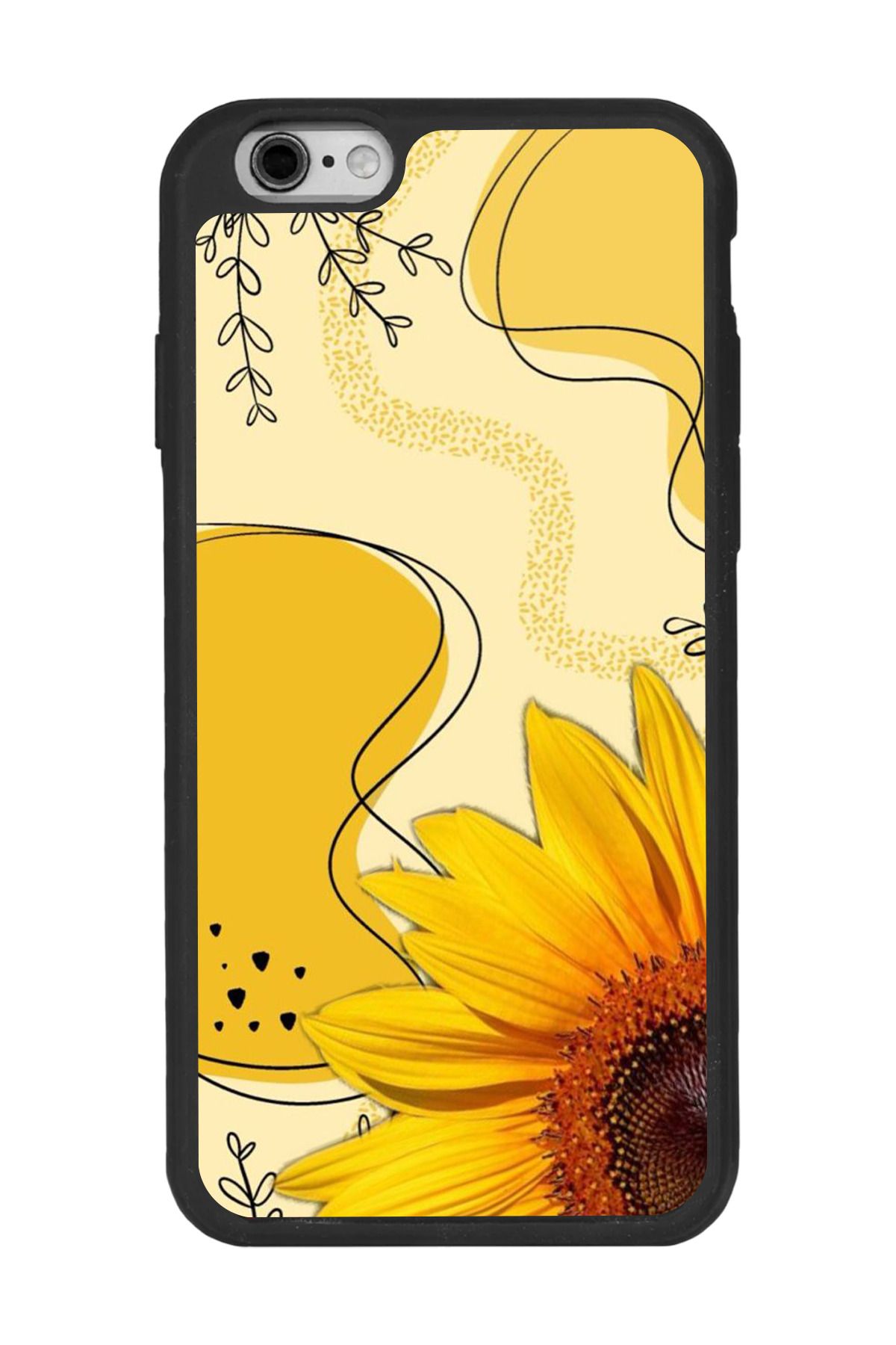BGAKSESUAR Apple iPhone 6 Plus Siyah Silikon Kılıf Çiziklere ve Darbelere Karşı Koruma