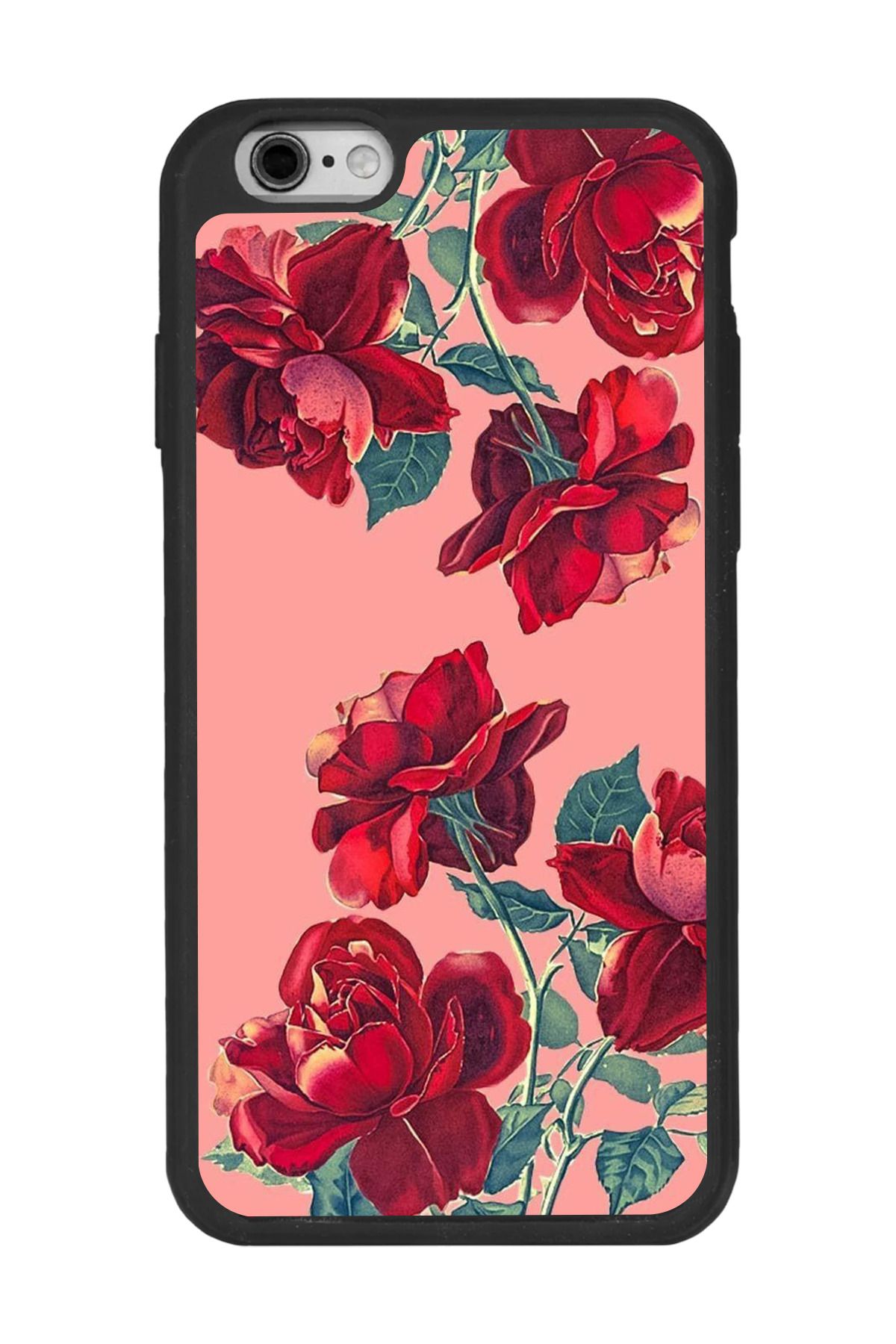 BGAKSESUAR Apple iPhone 6s Plus Siyah Silikon Kılıf Çiziklere ve Darbelere Karşı Koruma