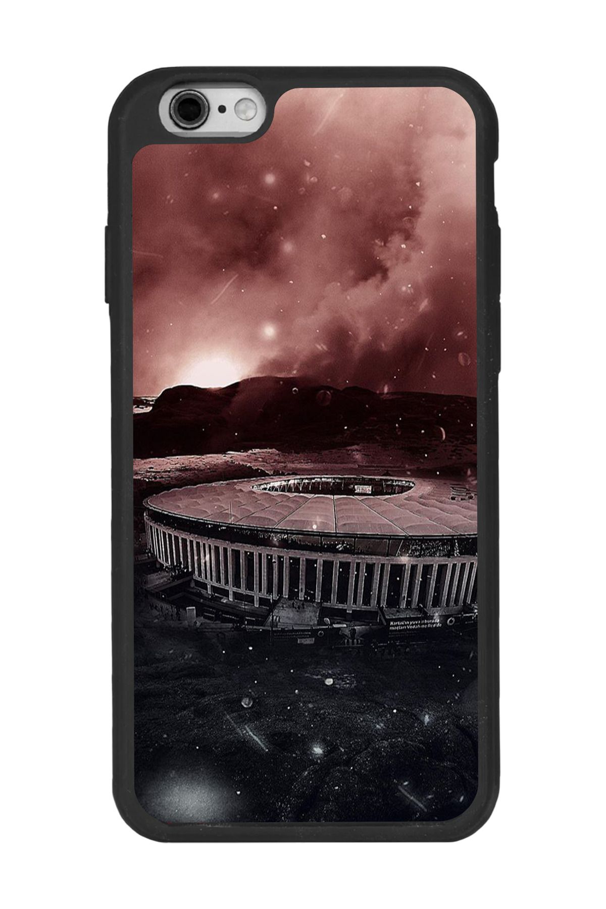 BGAKSESUAR Apple iPhone 6s Plus Siyah Silikon Kılıf Çiziklere ve Darbelere Karşı Koruma