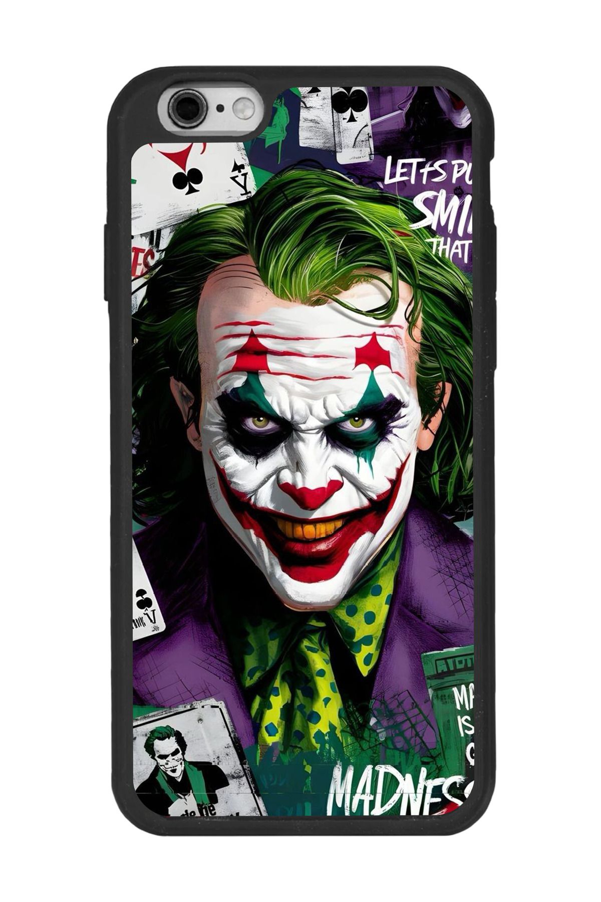 BGAKSESUAR Apple iPhone 6s Plus Siyah Silikon Kılıf Çiziklere ve Darbelere Karşı Koruma