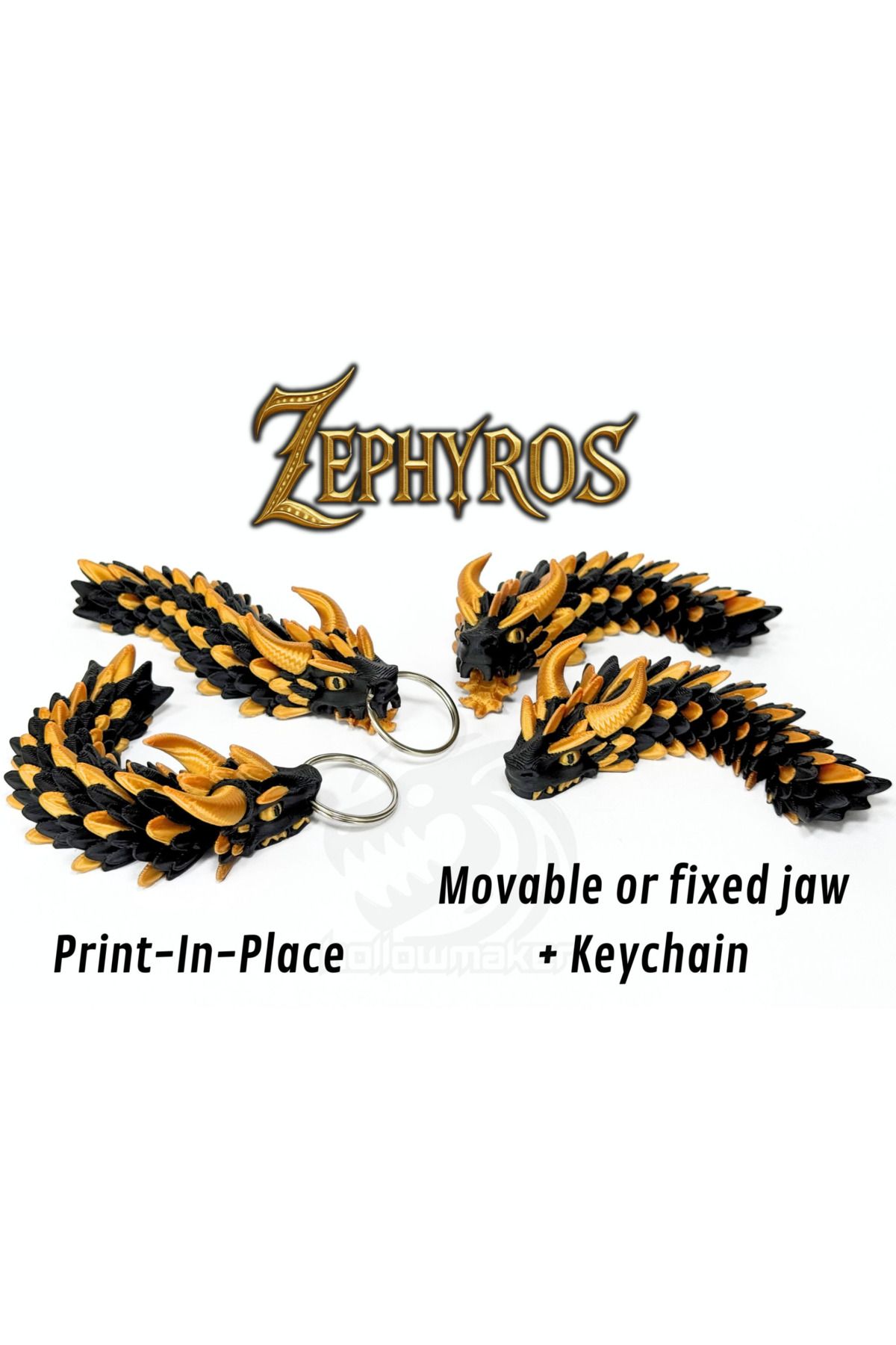 talaşoğlu Zephyros - Eklemli Dragon (+Keychain)