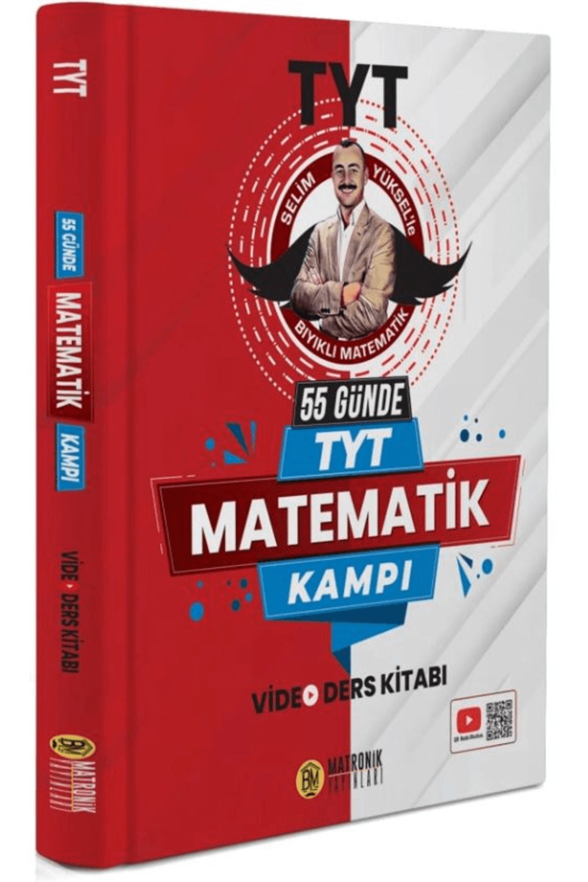 Bıyıklı Matematik 55 Günde TYT Matematik Kampı Video Ders Kitabı / Kolektif / Bıyıklı Matematik / 9786259617619