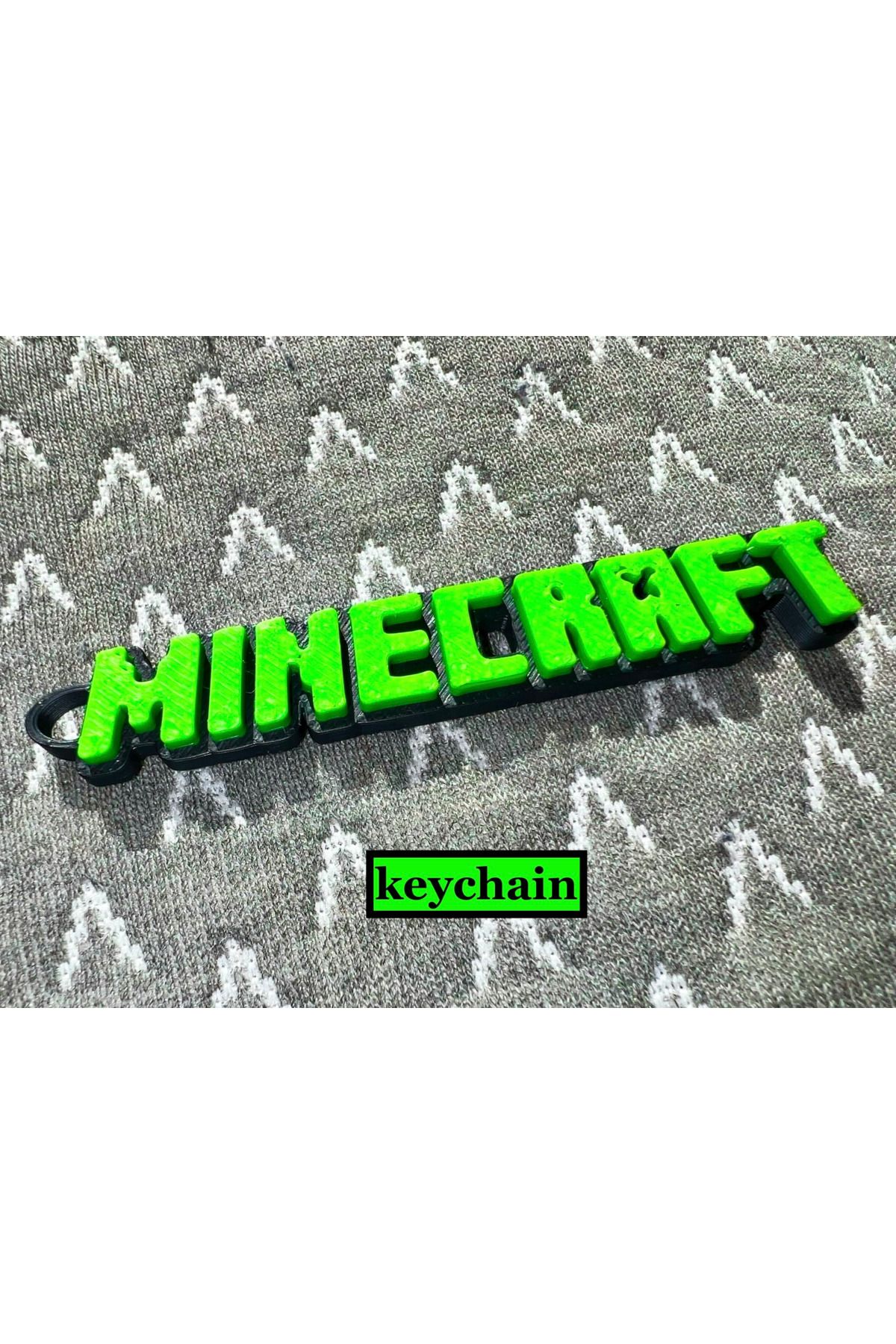 talaşoğlu Minecraft Keychain Logosu