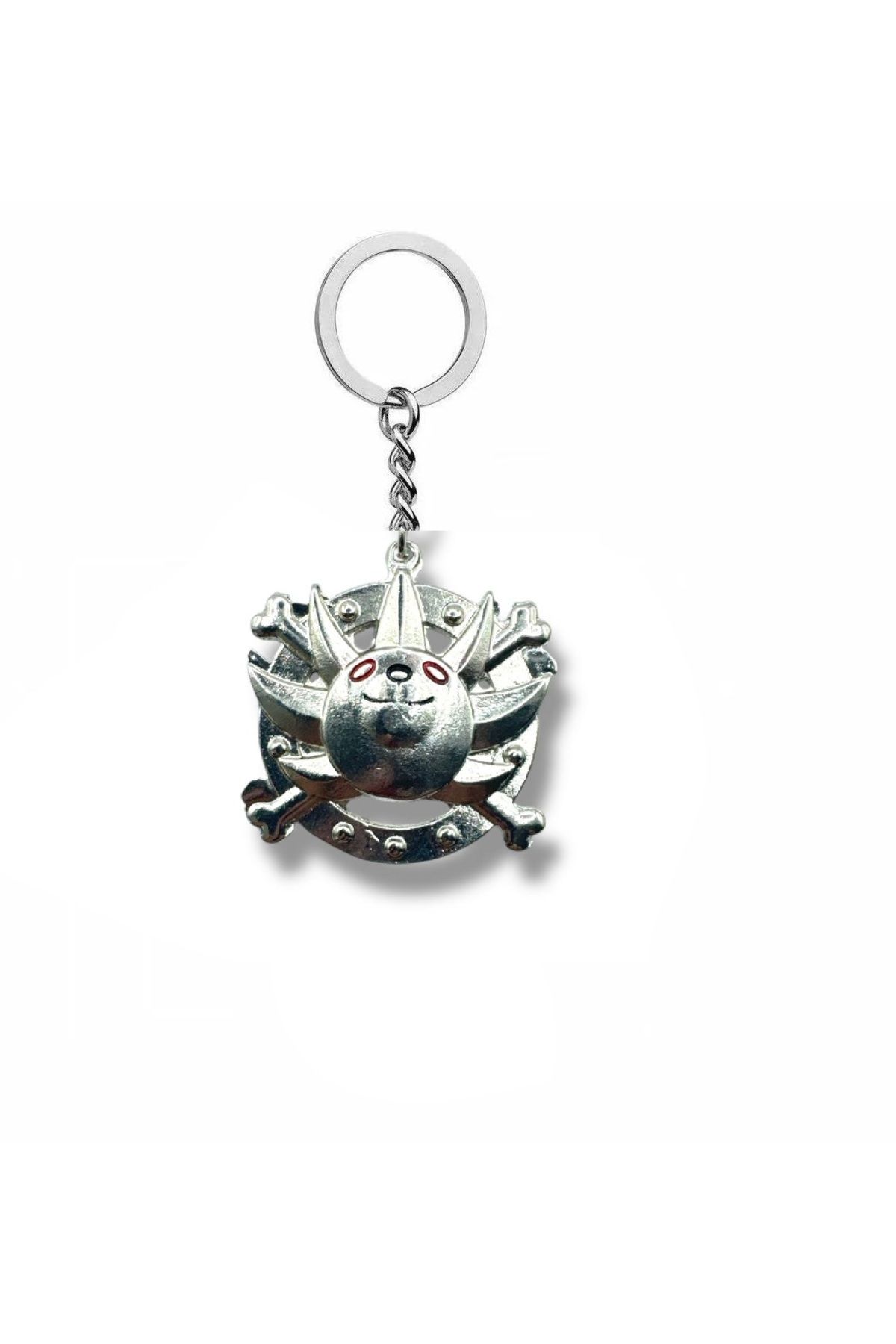 Herşey Nota One Piece Luffy Zoro Bin Güneşli Logo Anahtarlık | Anime Korsan Unisex Aksesuar