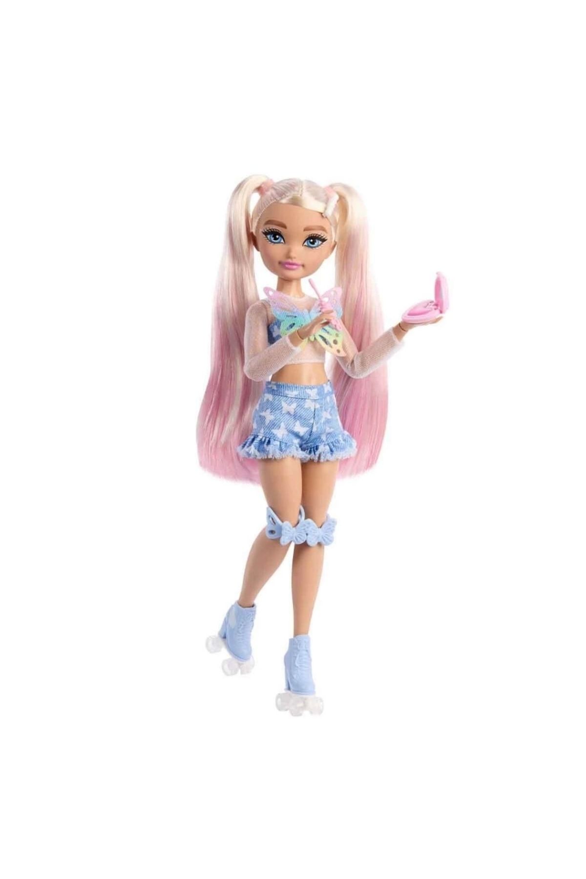 Finetoo Eğitici Oyuncak Barbie Dream Besties Paten Partisi Malibu Bebek ve Aksesuarları