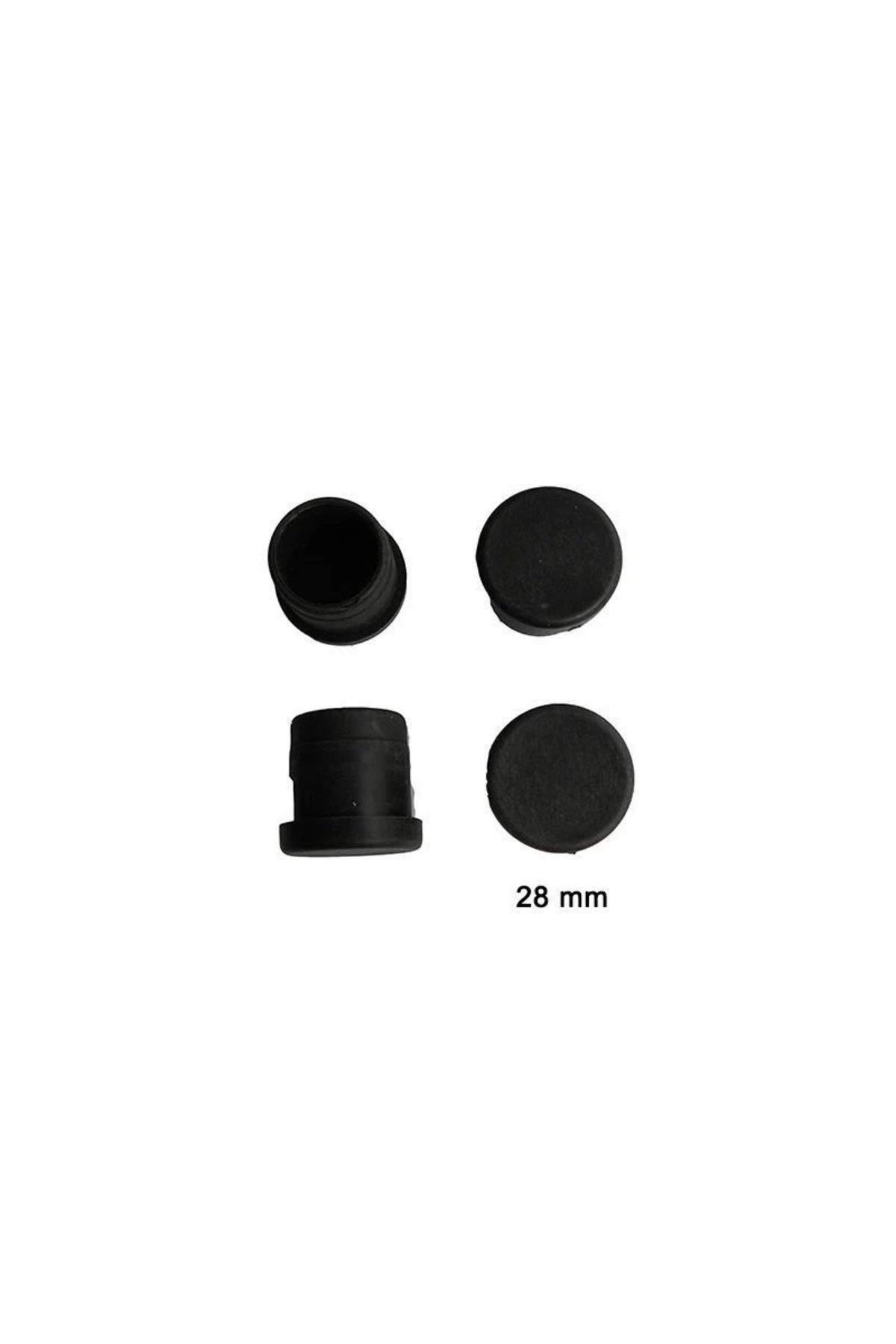CANSA Yuvarlak Boru Profil İç Tapa 28 mm 4 Adet