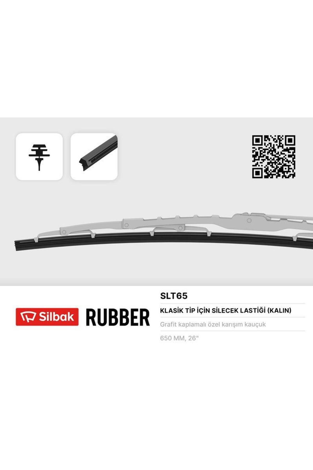 Universal SİLECEK LASTİĞİ 650MM TEL TAKILAN